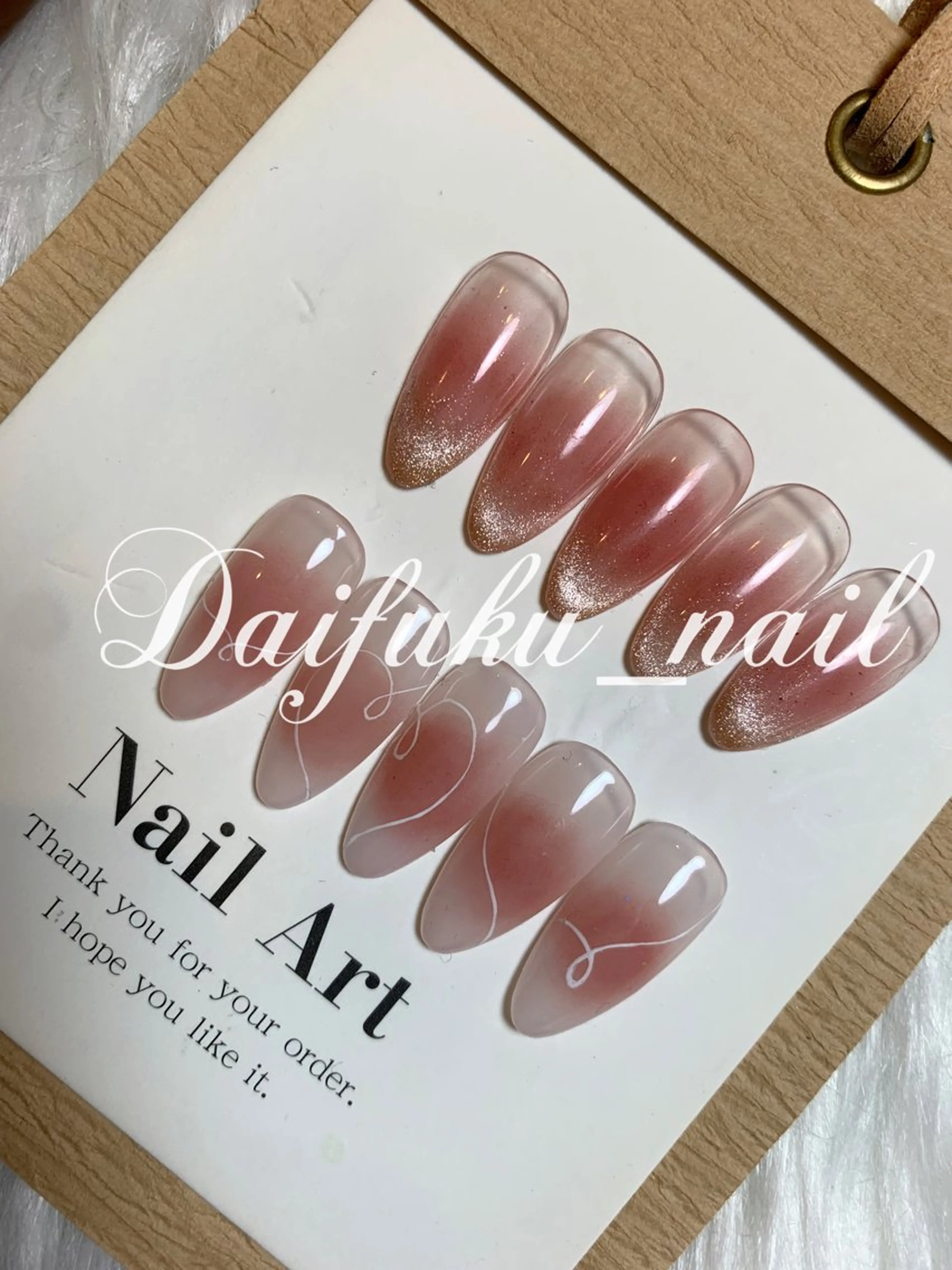 💗【ハンド】チークネイル定額の写真