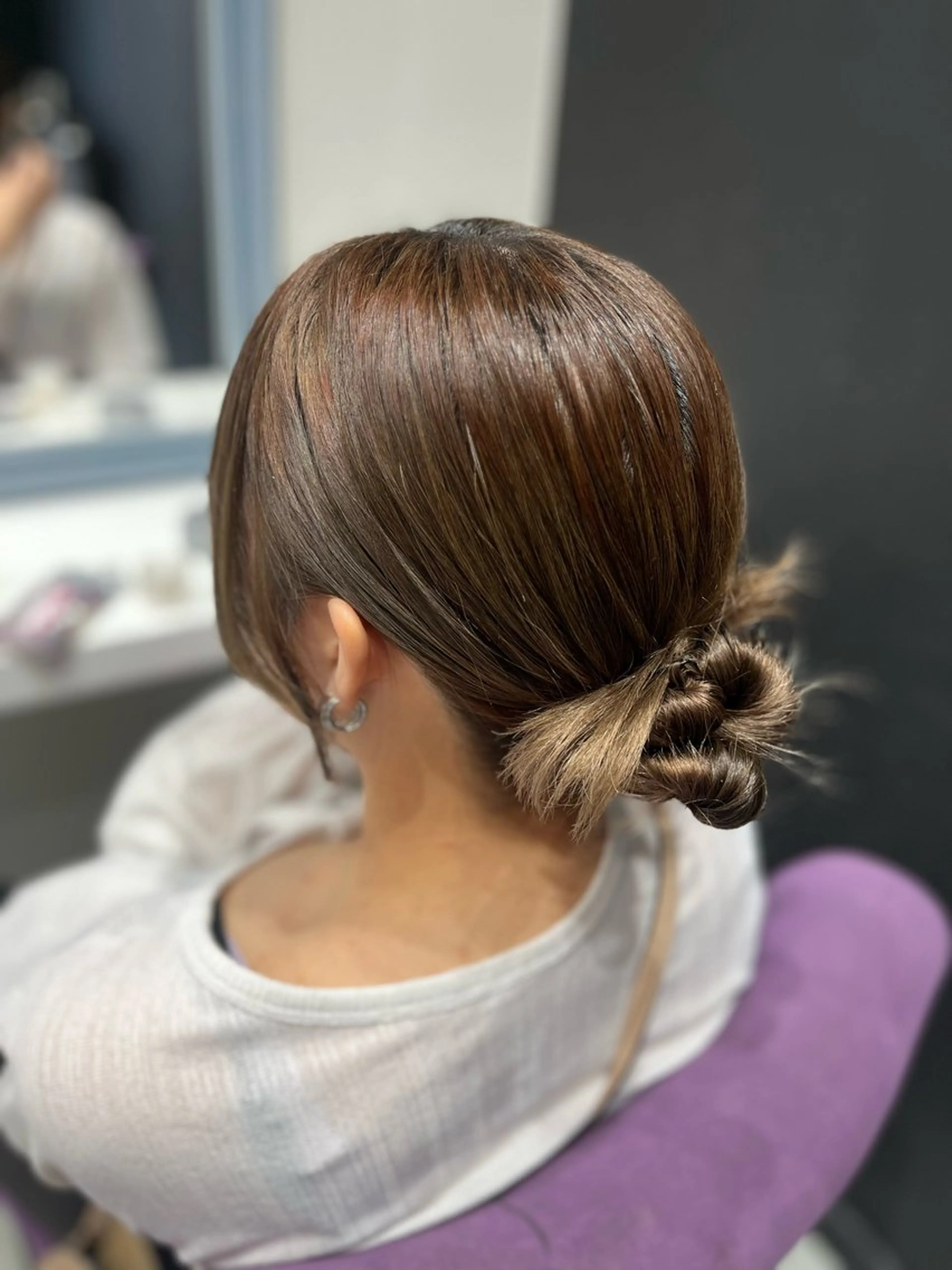 ヘアアレンジ 松井凜花𐙚𓍯 ヘアアレンジ/ツヤ髪のヘアスタイル