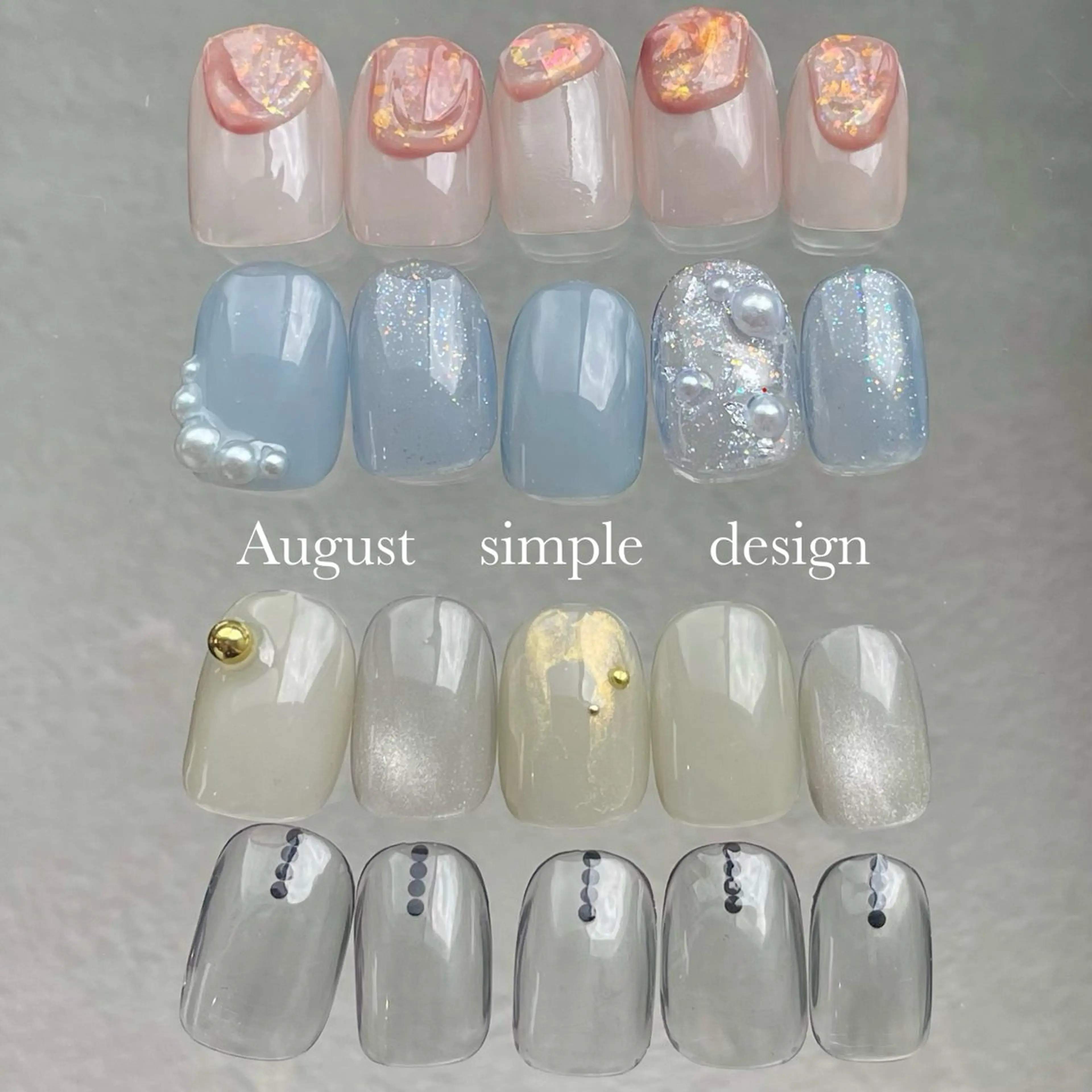 ネイル アートネイル ジェルネイル 持ち込み ニュアンスネイル パラジェル ハンドネイル norme_ akiのネイルデザイン