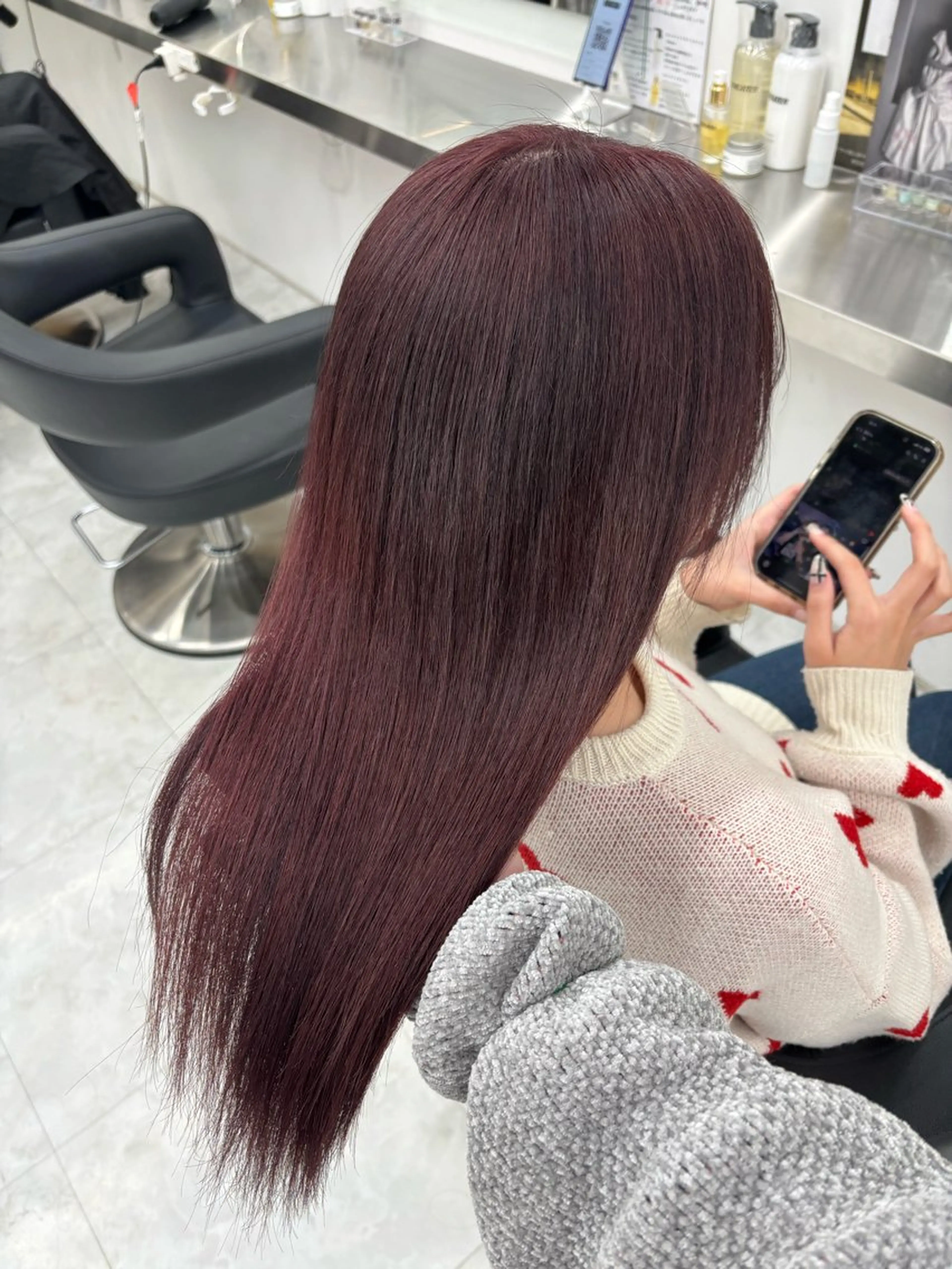 カラー ヘアカラー トリートメント Wカラー/暖色/べ ージュりく©︎🐝のヘアスタイル