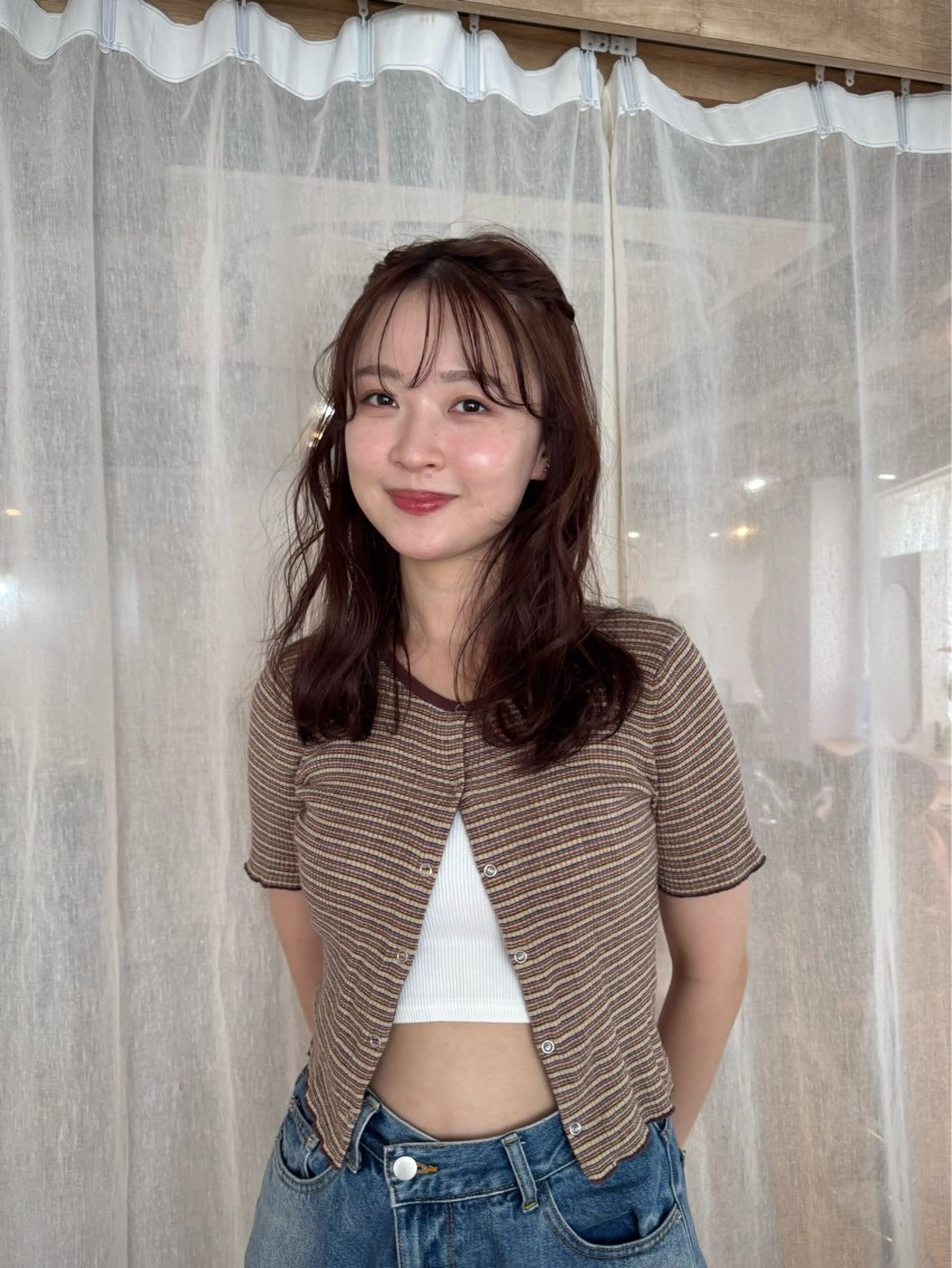 セミロング カット ヘアカラー トリートメント TRENCH所属・工藤さくら /自由が丘のヘアスタイル