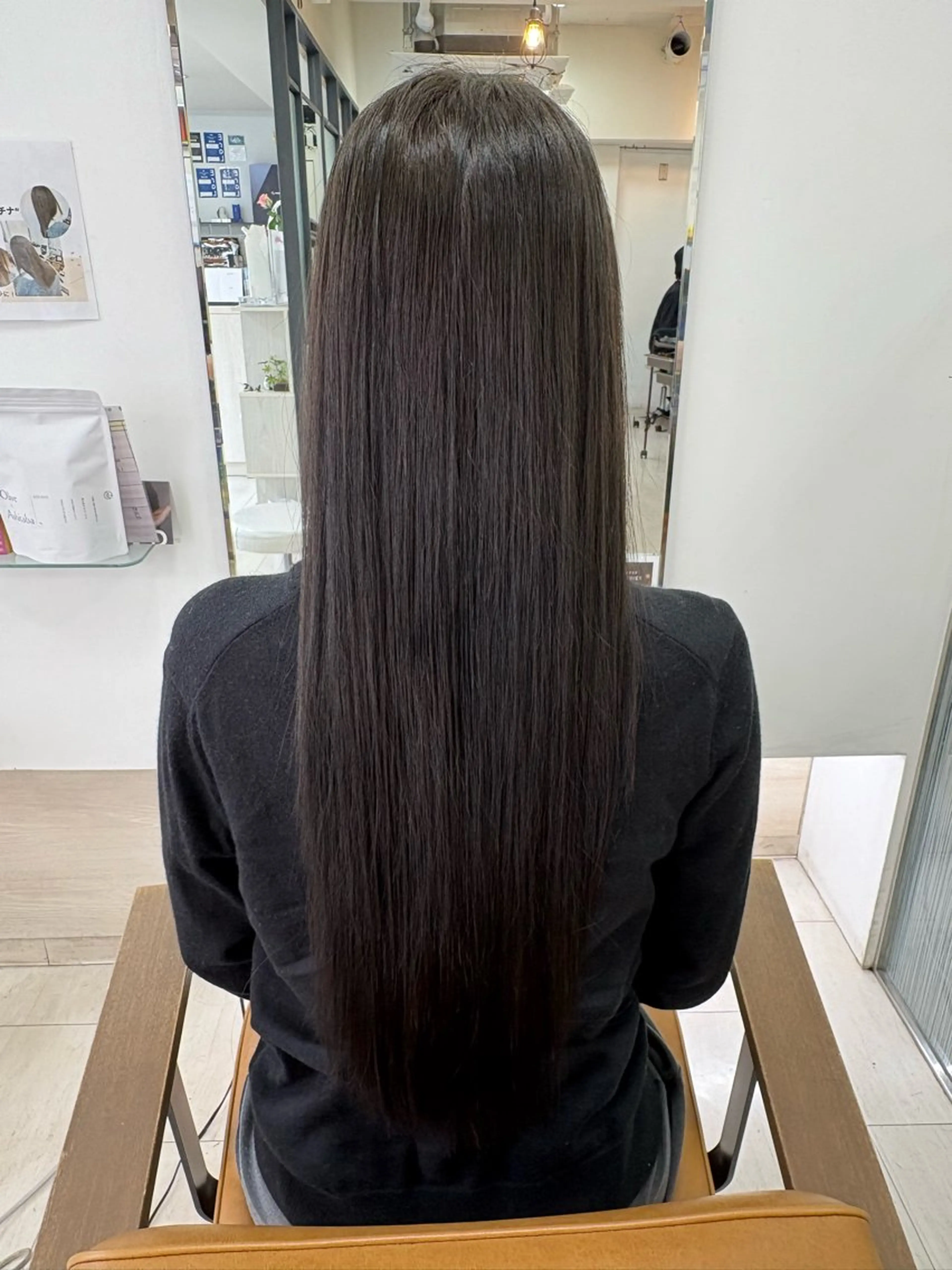 ロング カラー カット ヘアカラー トリートメント 栗田 優月のヘアスタイル