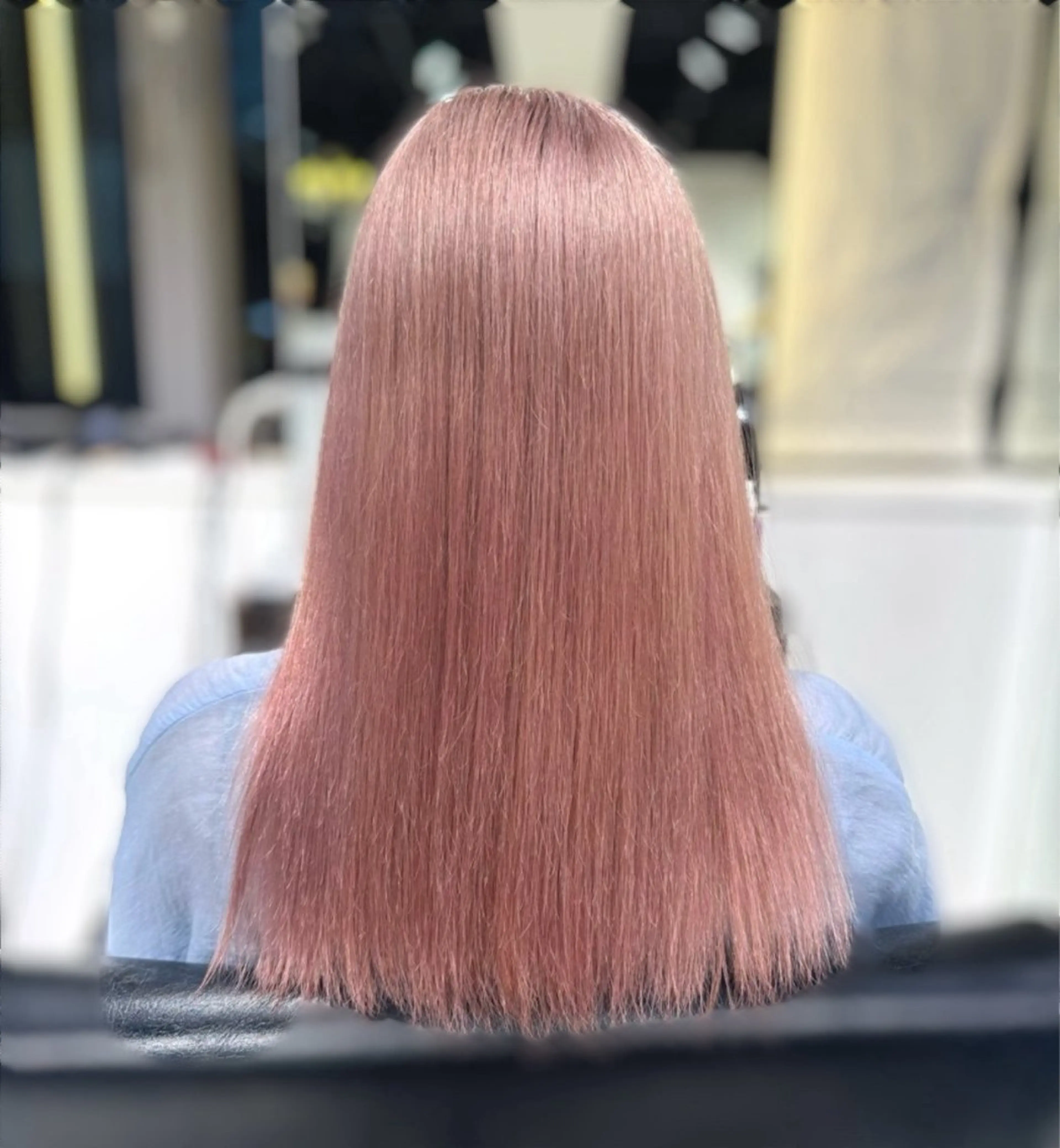 セミロング つや髪ᰔᩚ暖色 カラーYui🩰のヘアスタイル