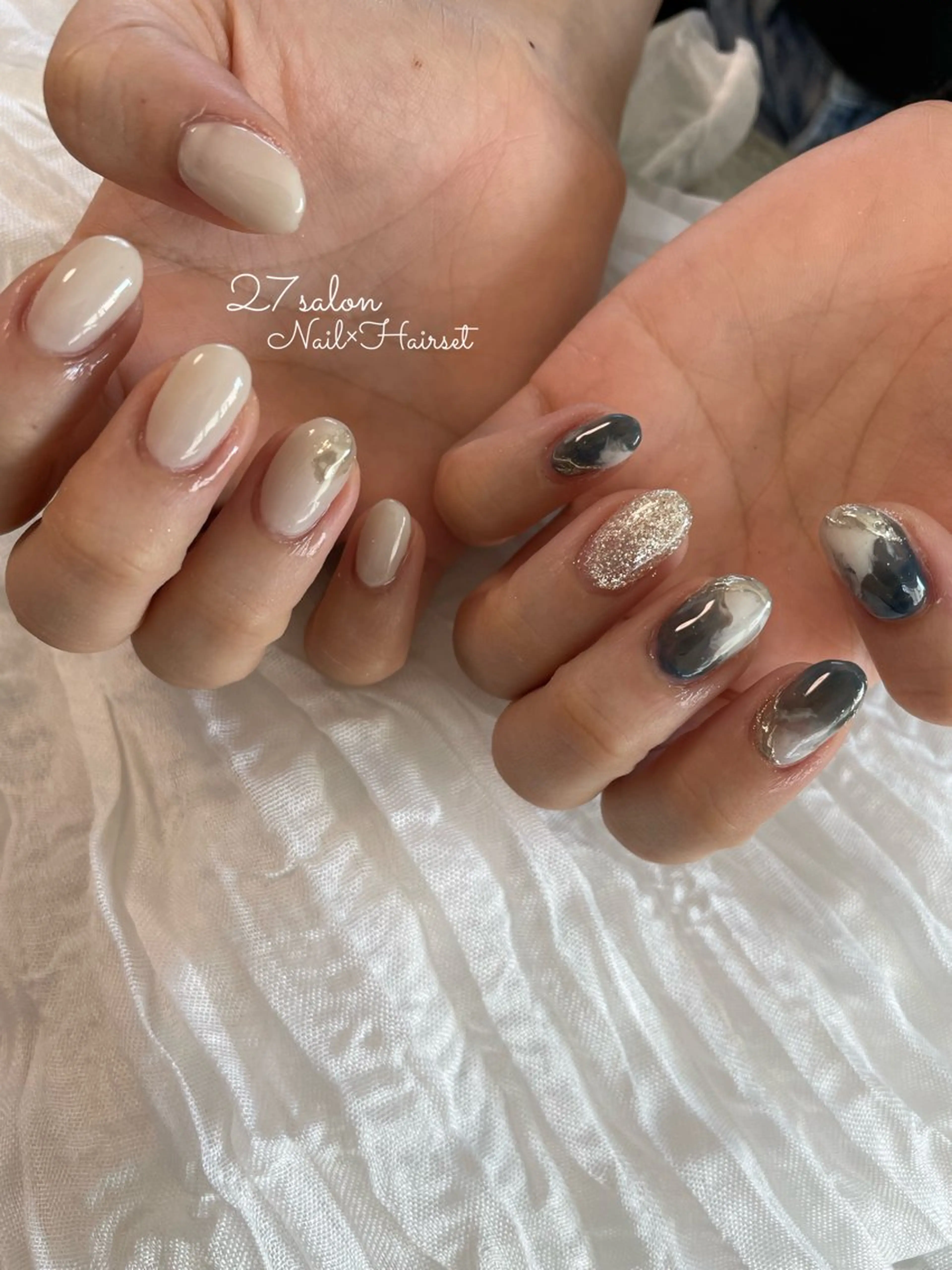 ネイル ニュアンスネイル 27salon yuinaのネイルデザイン