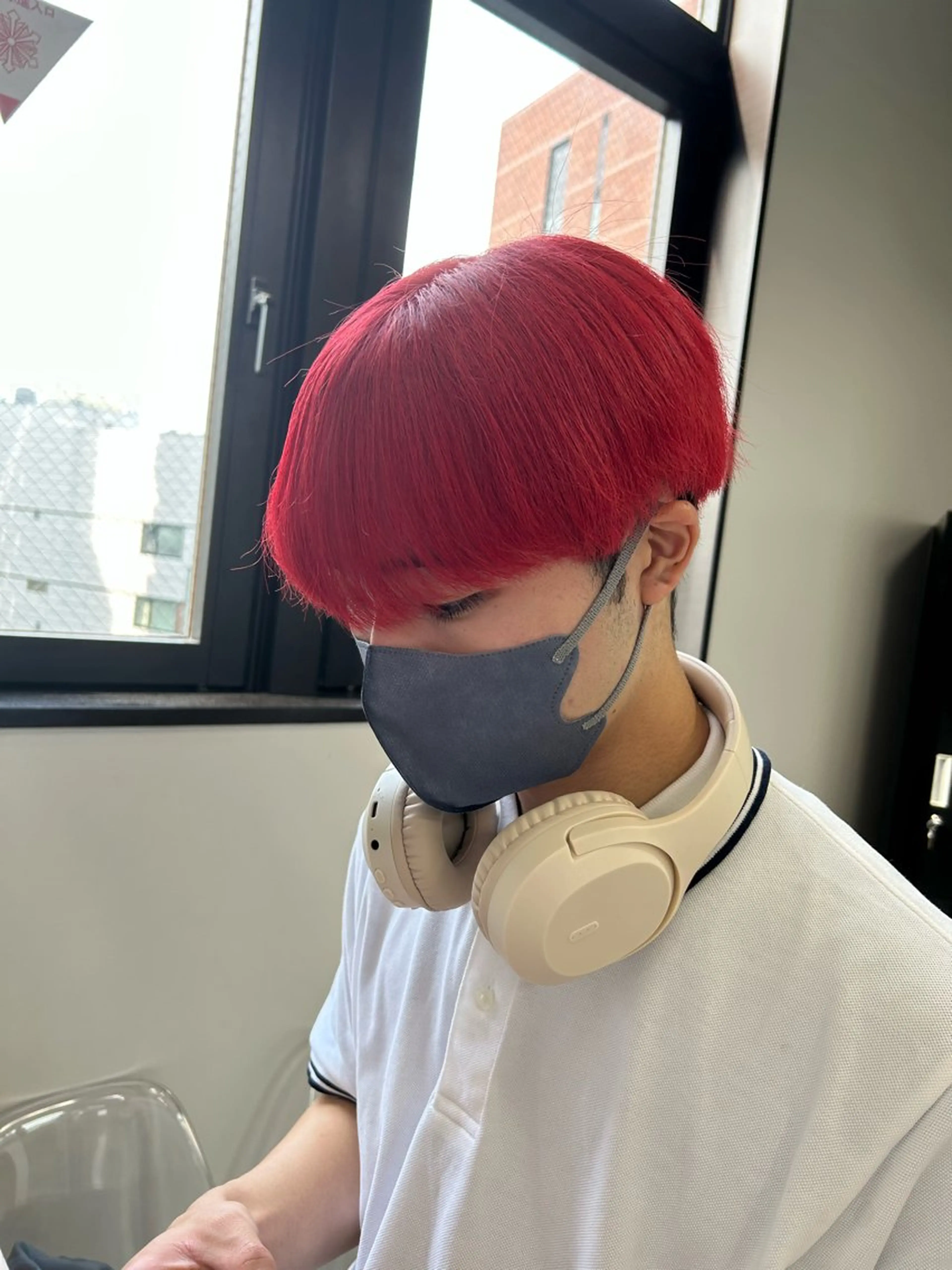 ショート カラー メンズ カット ヘアカラー Beleza 渋谷所属・Kazusa/渋谷/ エクステ/ハイトーンのヘアスタイル