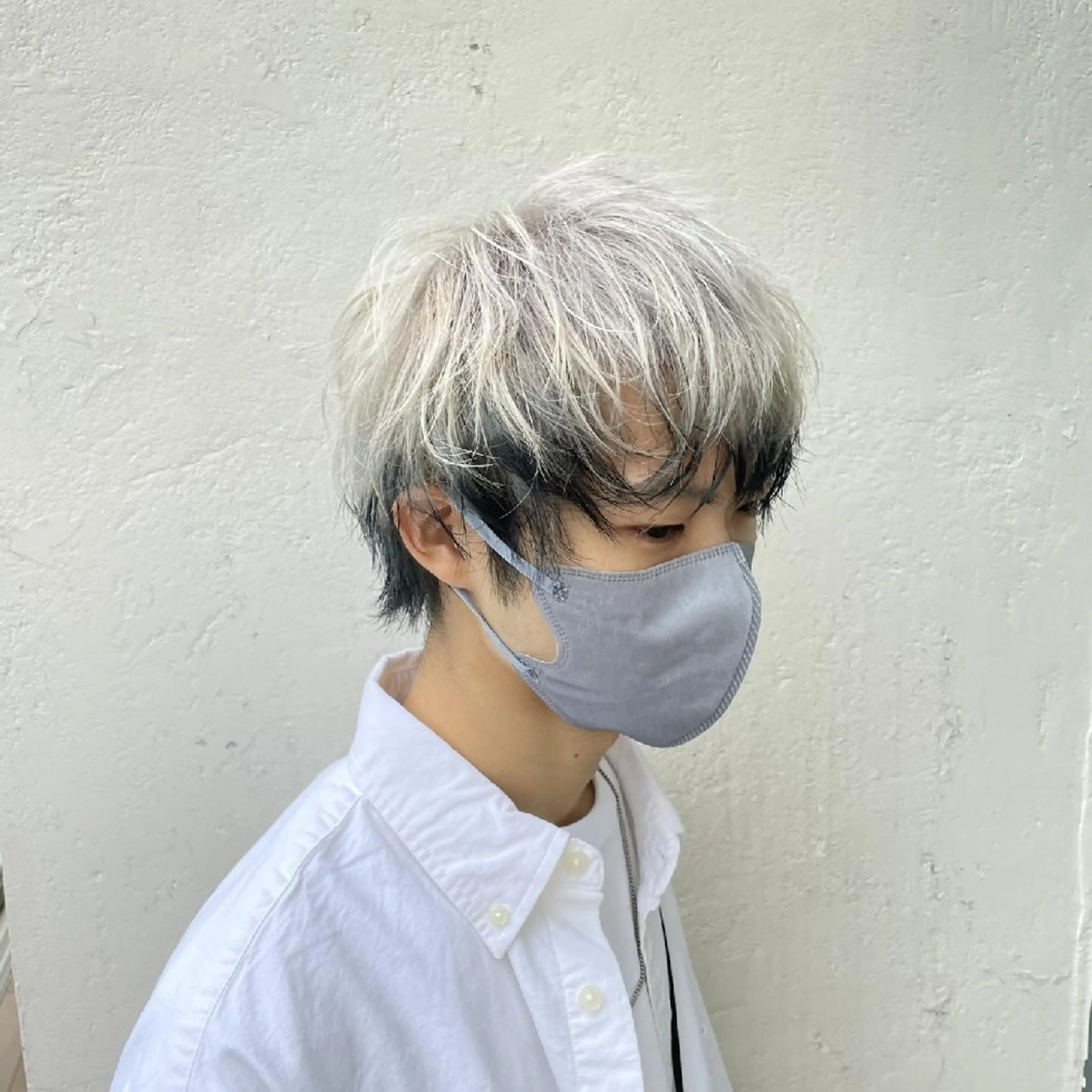 ショート カラー メンズ F.hair salon所属・ハイトーン×髪質改善 🌈しゅんだい🌈のヘアスタイル