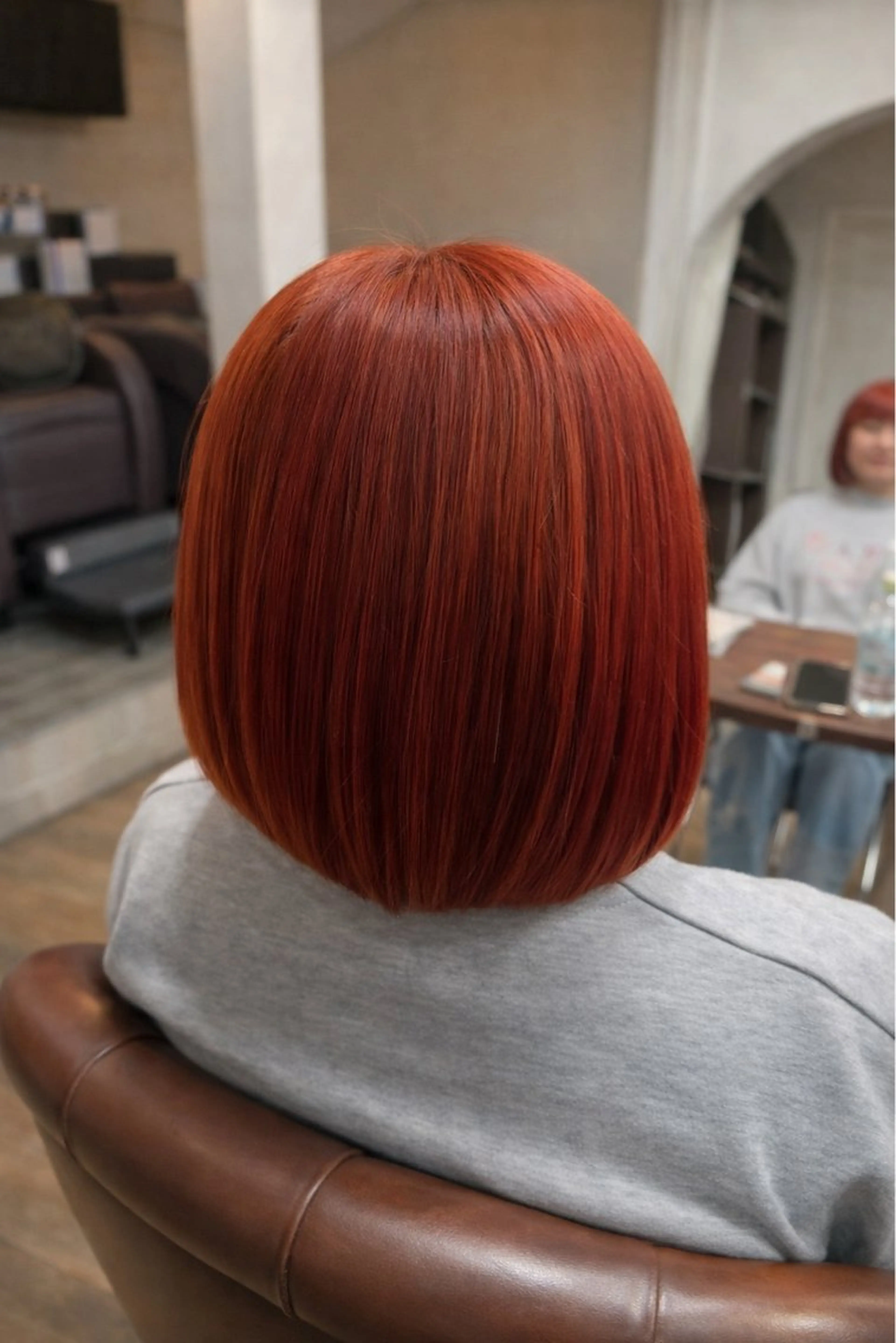 ミディアム カラー ヘアカラー 川根 彩のヘアスタイル