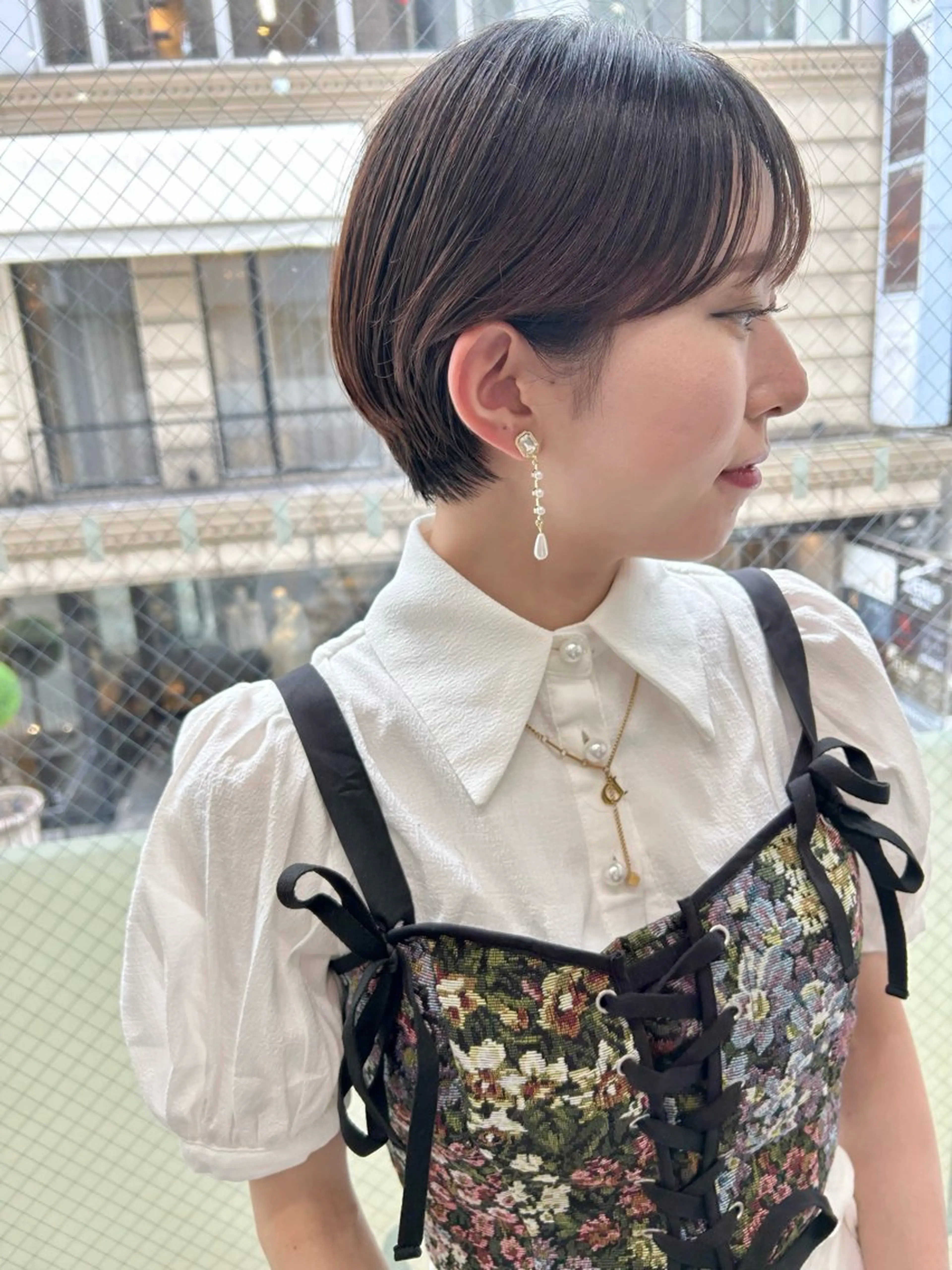 ショート カラー カット ヘアカラー トリートメント 髪質改善will hairdesignのヘアスタイル