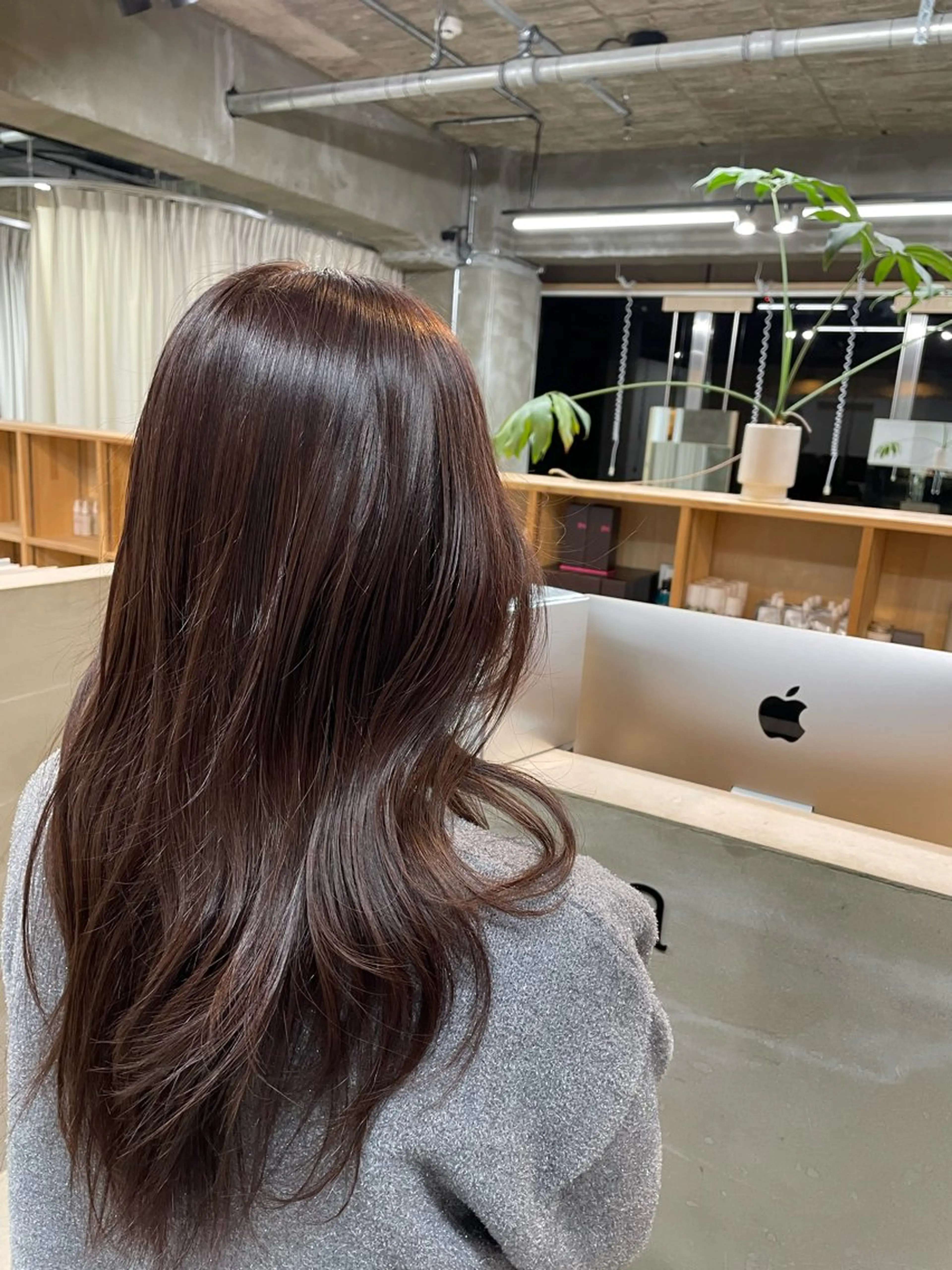 ミディアム カラー ヘアカラー 坂田 春樹のヘアスタイル