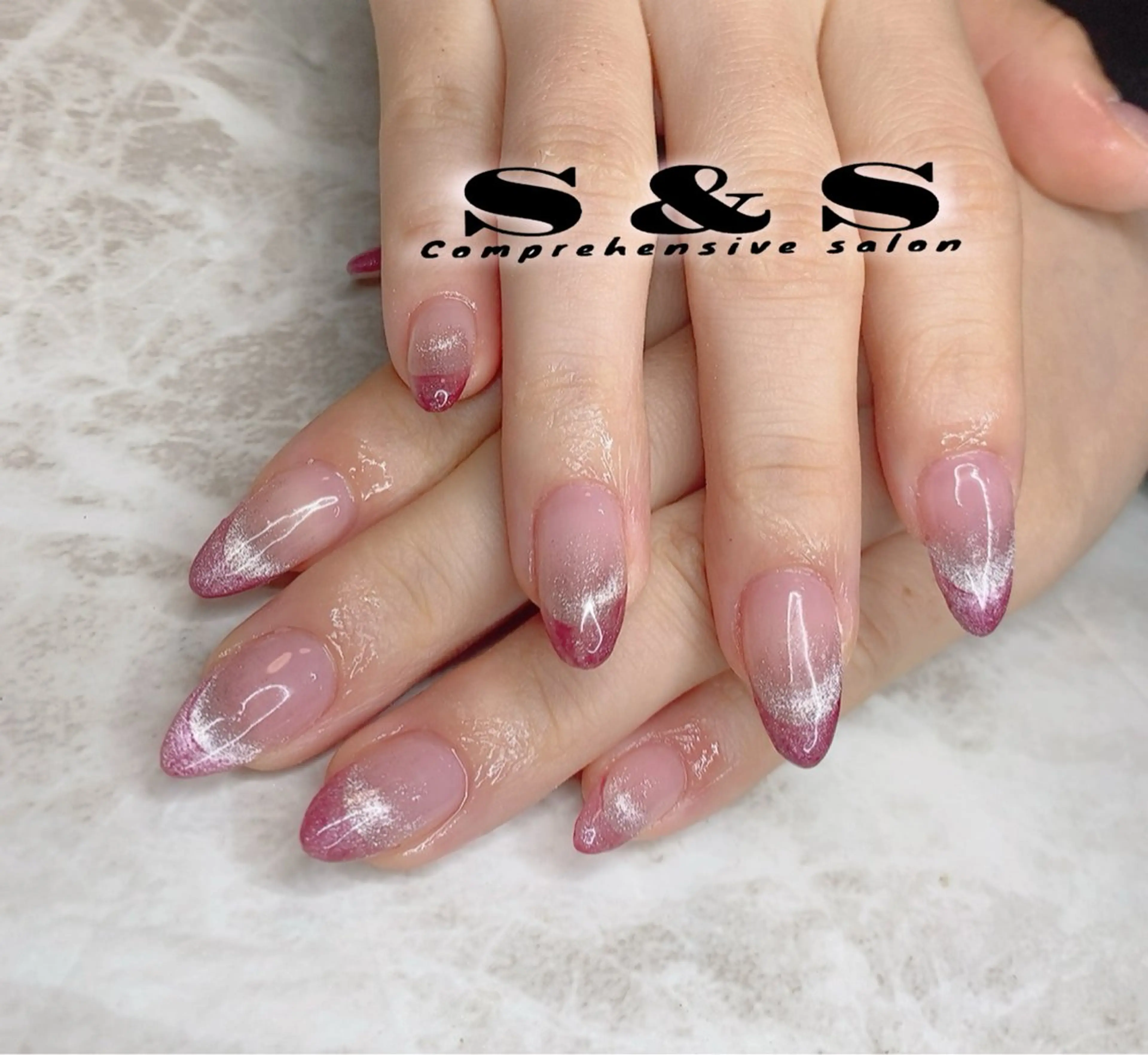 ネイル 長さ出し メンズネイル 持ち込み スカルプネイル S&S 村田小百合のネイルデザイン