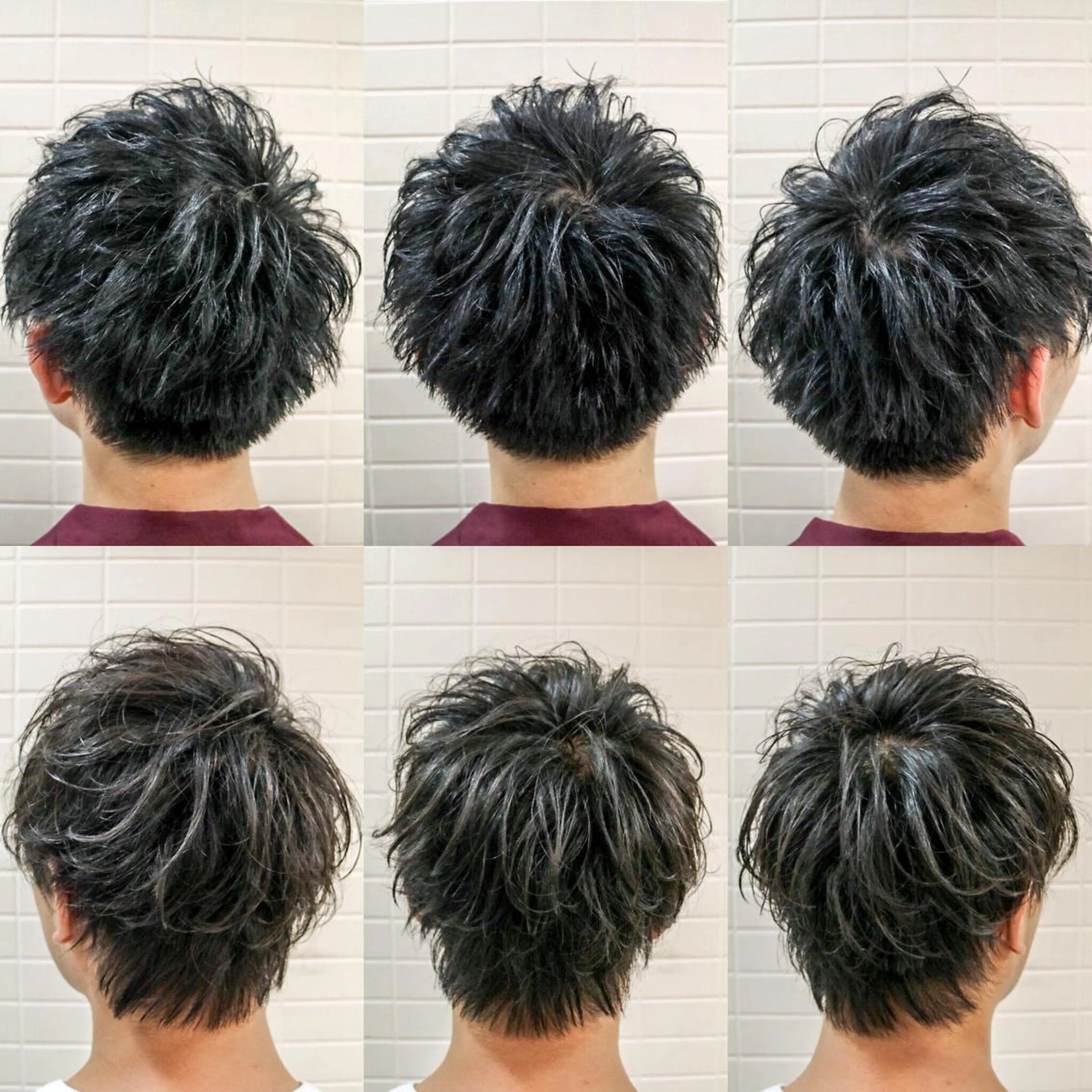 ショート カラー パーマ メンズ 看板犬がお出迎え◎ 初めてでも安心◎のヘアスタイル