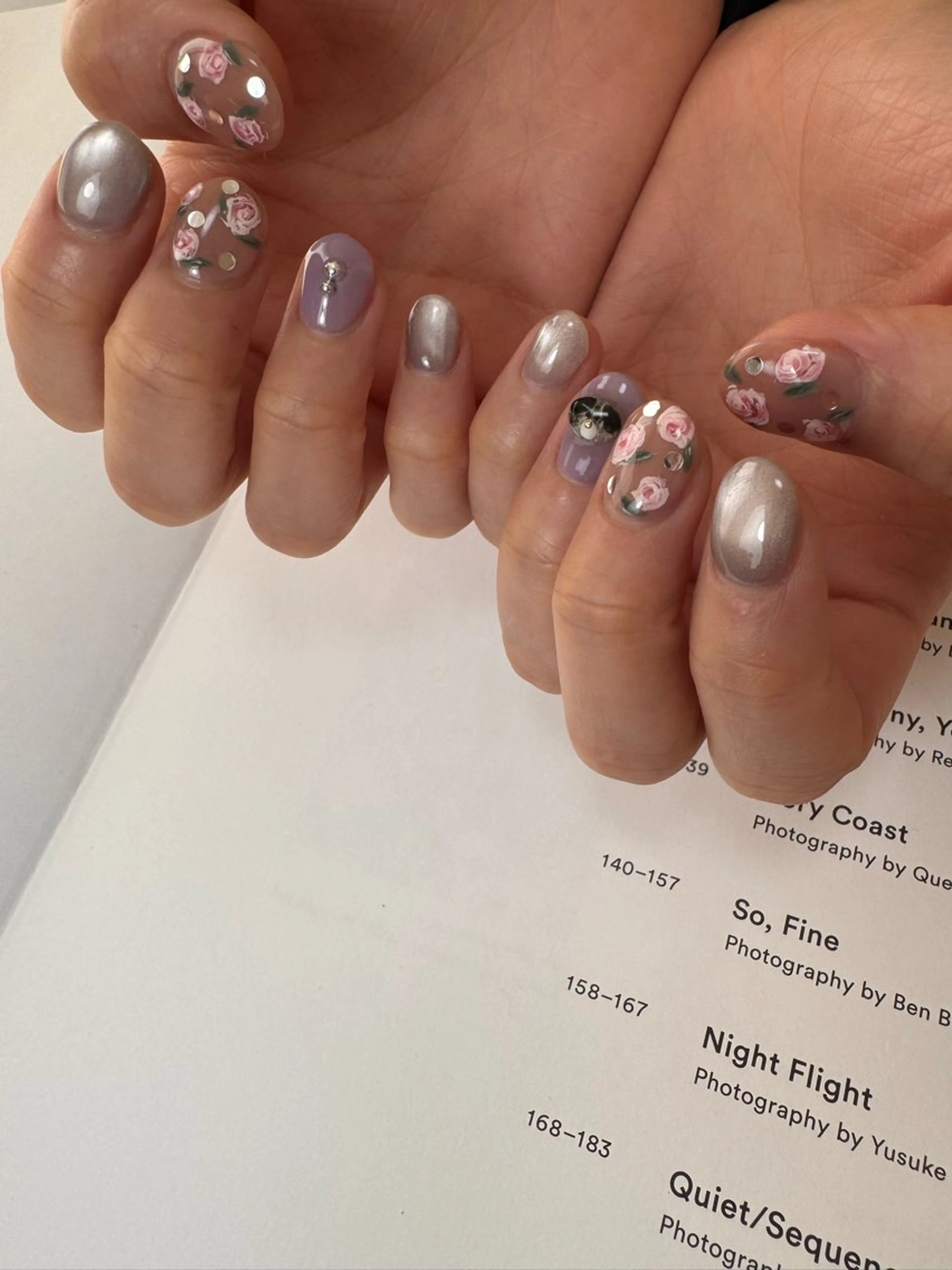 ネイル 韓国ネイル ハンドネイル 白日-hakubi nail-のネイルデザイン