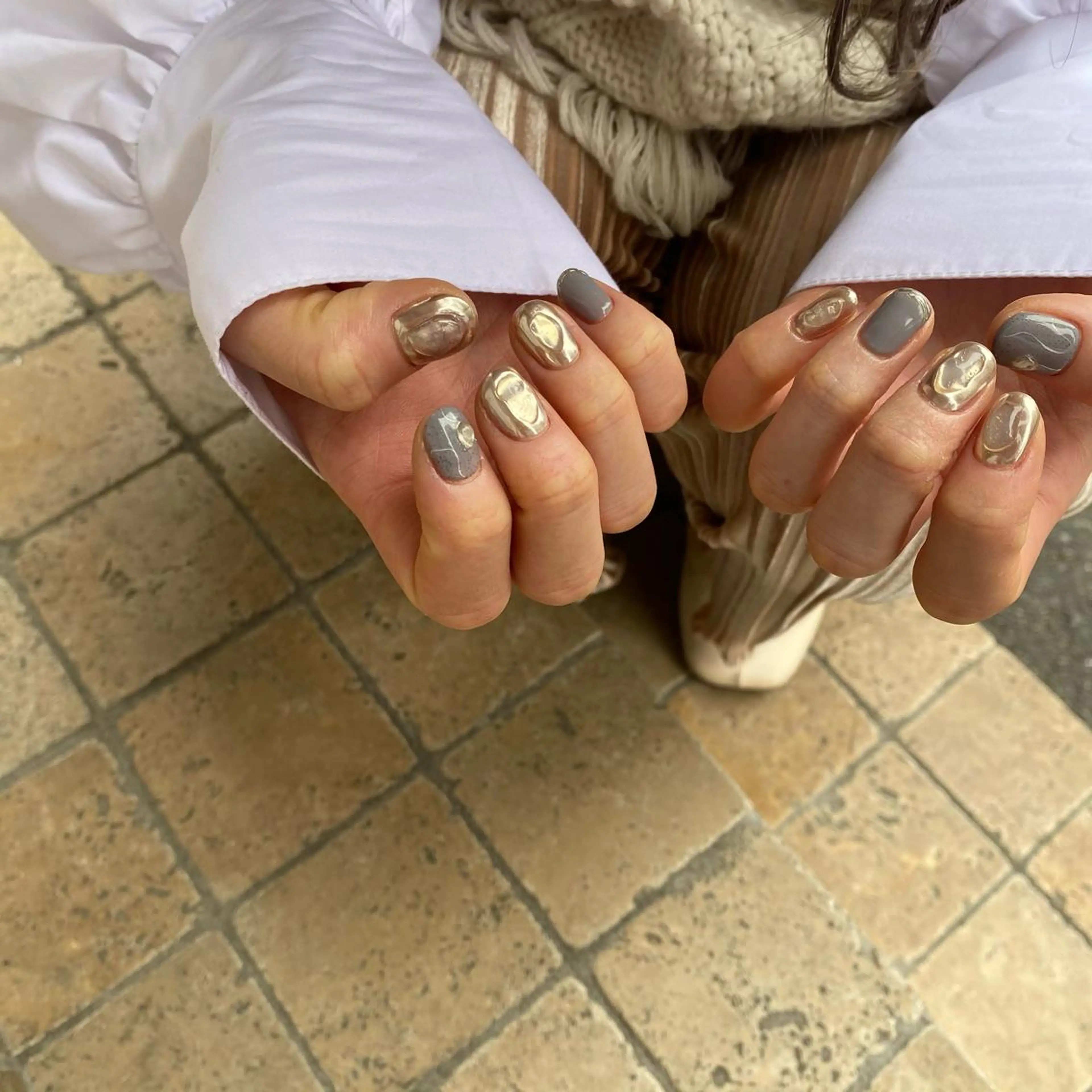 ネイル ハンドネイル Trico Antique所属・岩本 杏のネイルデザイン