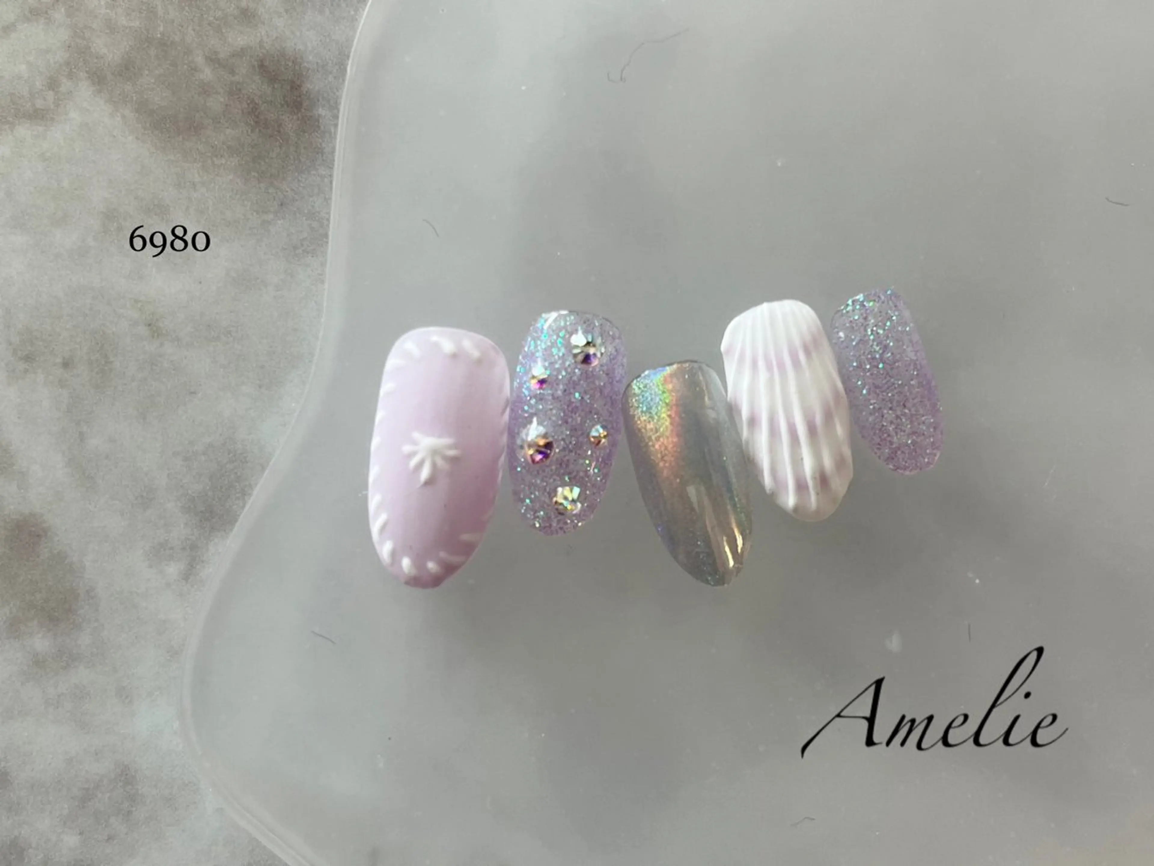 ネイル ハンドネイル いちじゅう あおいのネイルデザイン