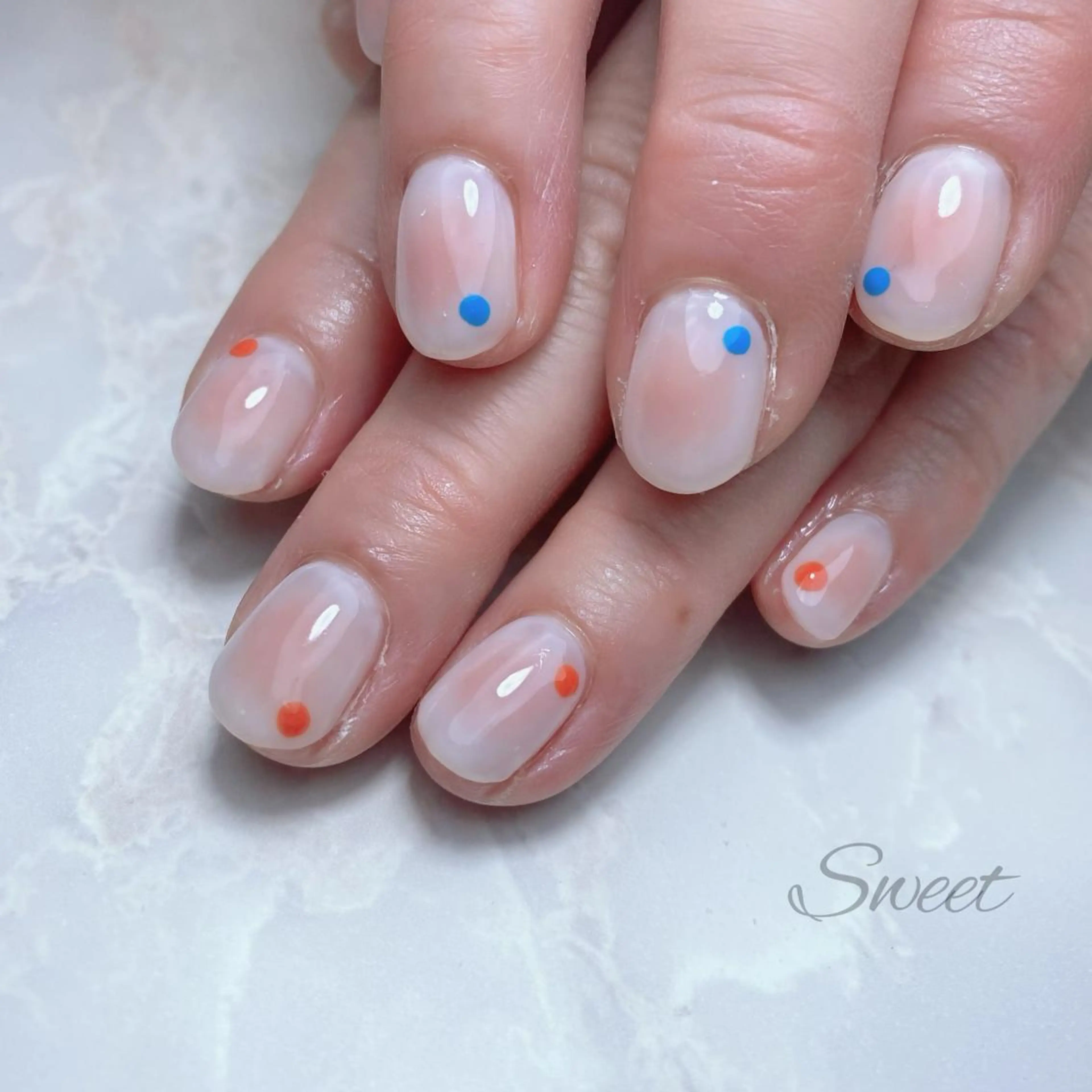 ネイル sweet 仲野陽子のネイルデザイン