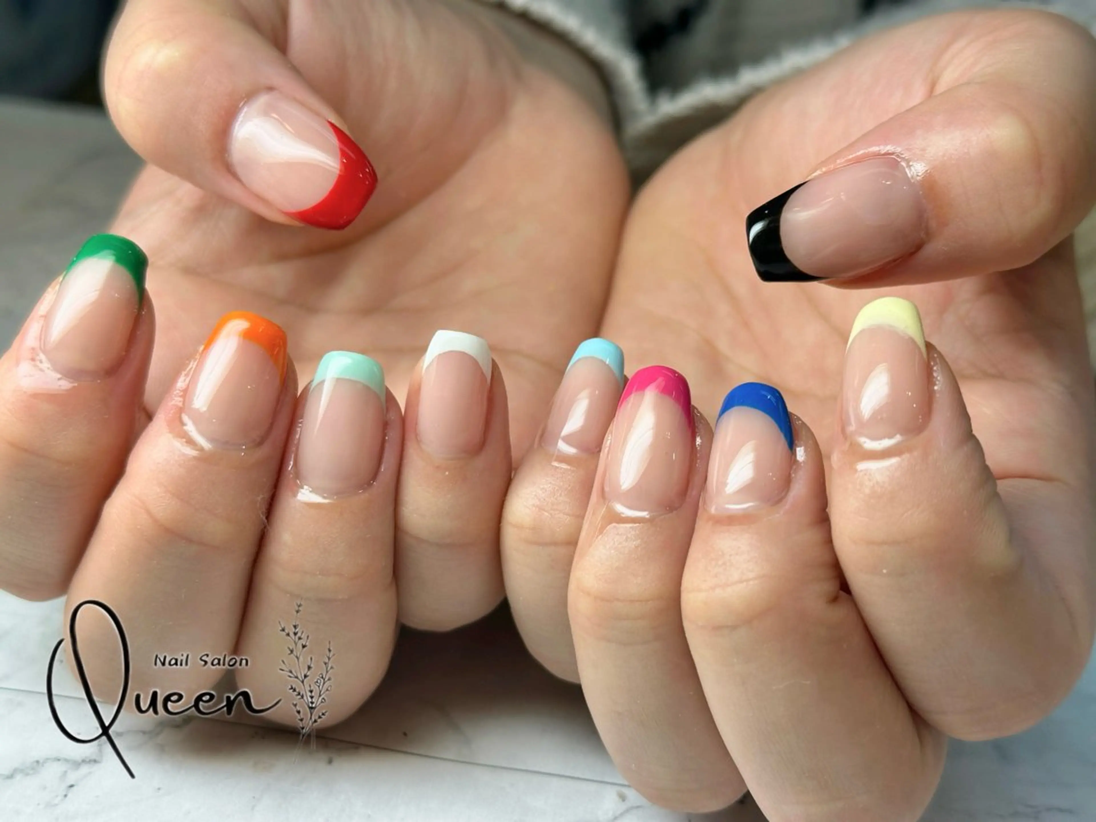 ネイル ハンドネイル Queennail 北堀江AYAのネイルデザイン