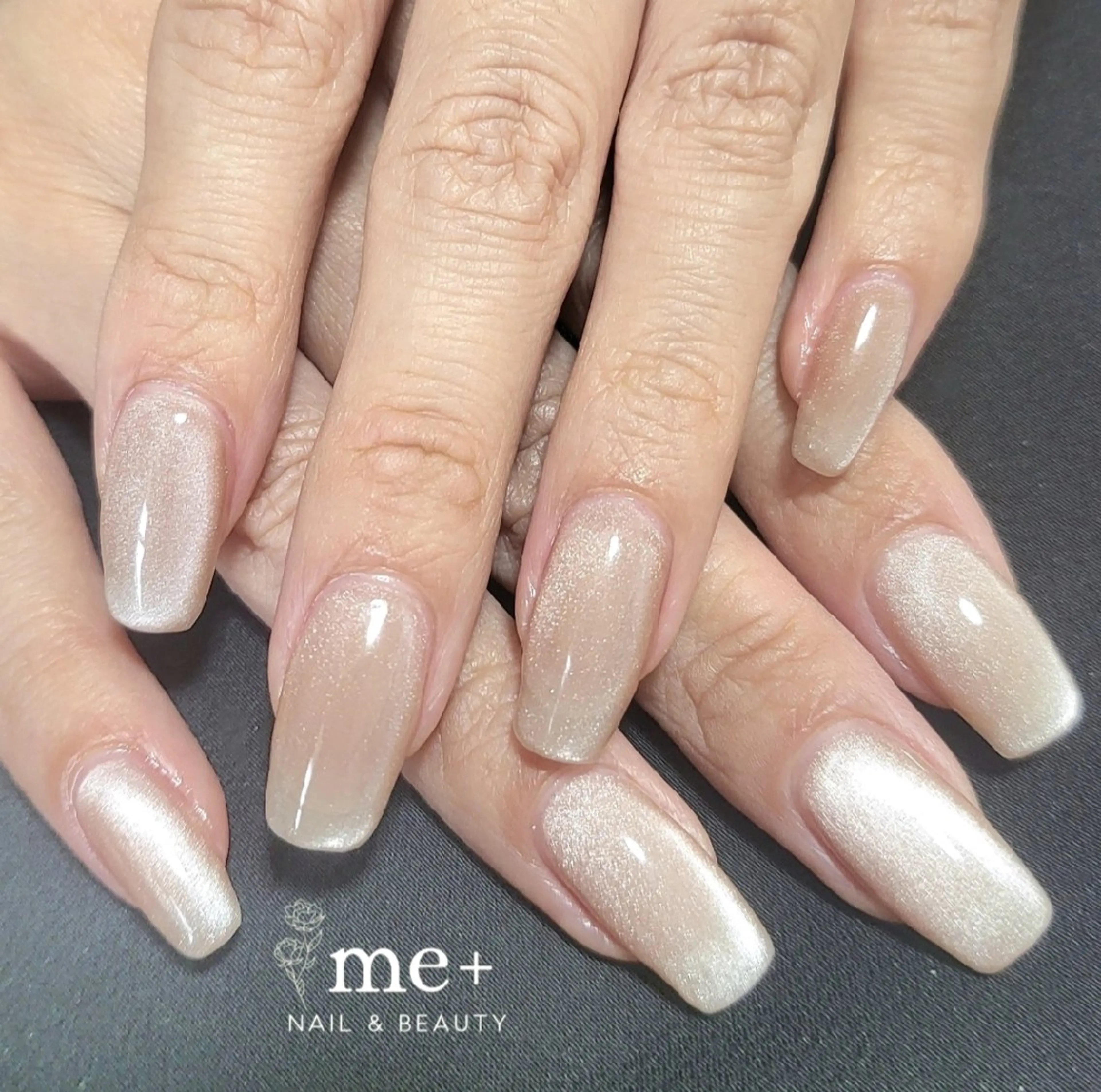 【モニター価格】アクリル長さだし+ワンカラー(オフなし)の写真