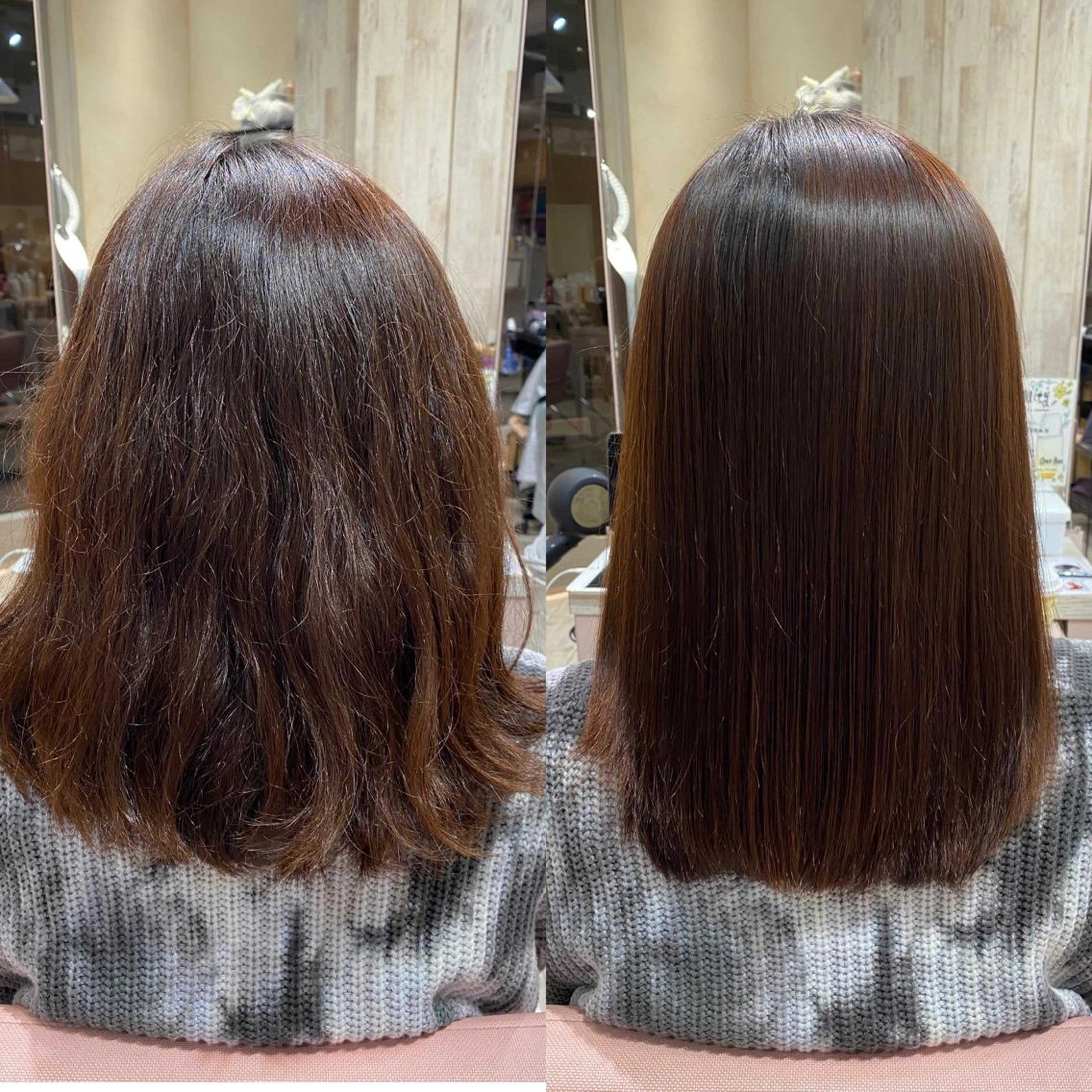 ミディアム パーマ On所属・顔まわりカット🌟 くびれヘア/寺門遥輝のヘアスタイル