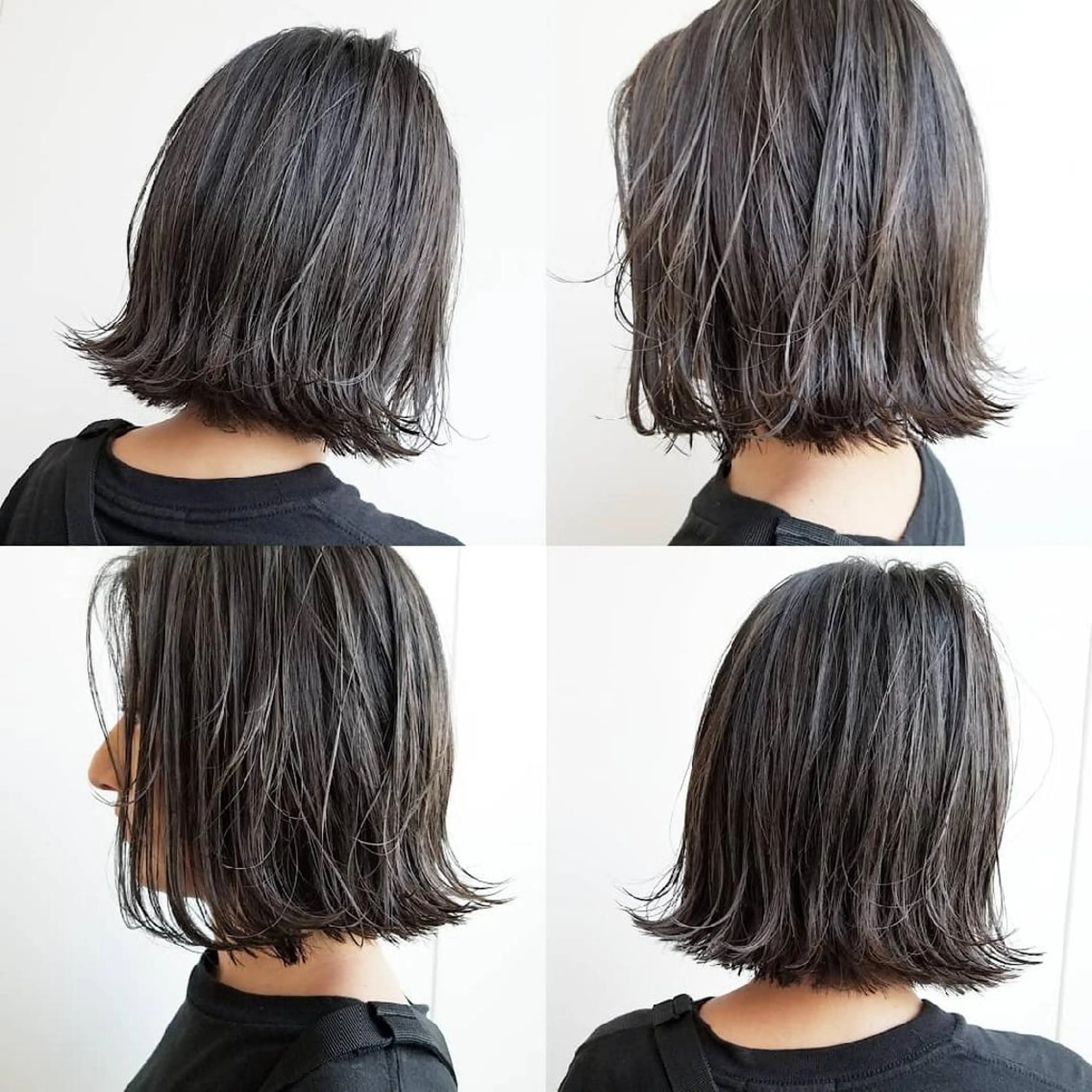 ミディアム カラー 透明感カラー ハイライトカラー ハイライト iplus✴ まつげ、眉毛、耳つぼのマツエク・マツパデザイン