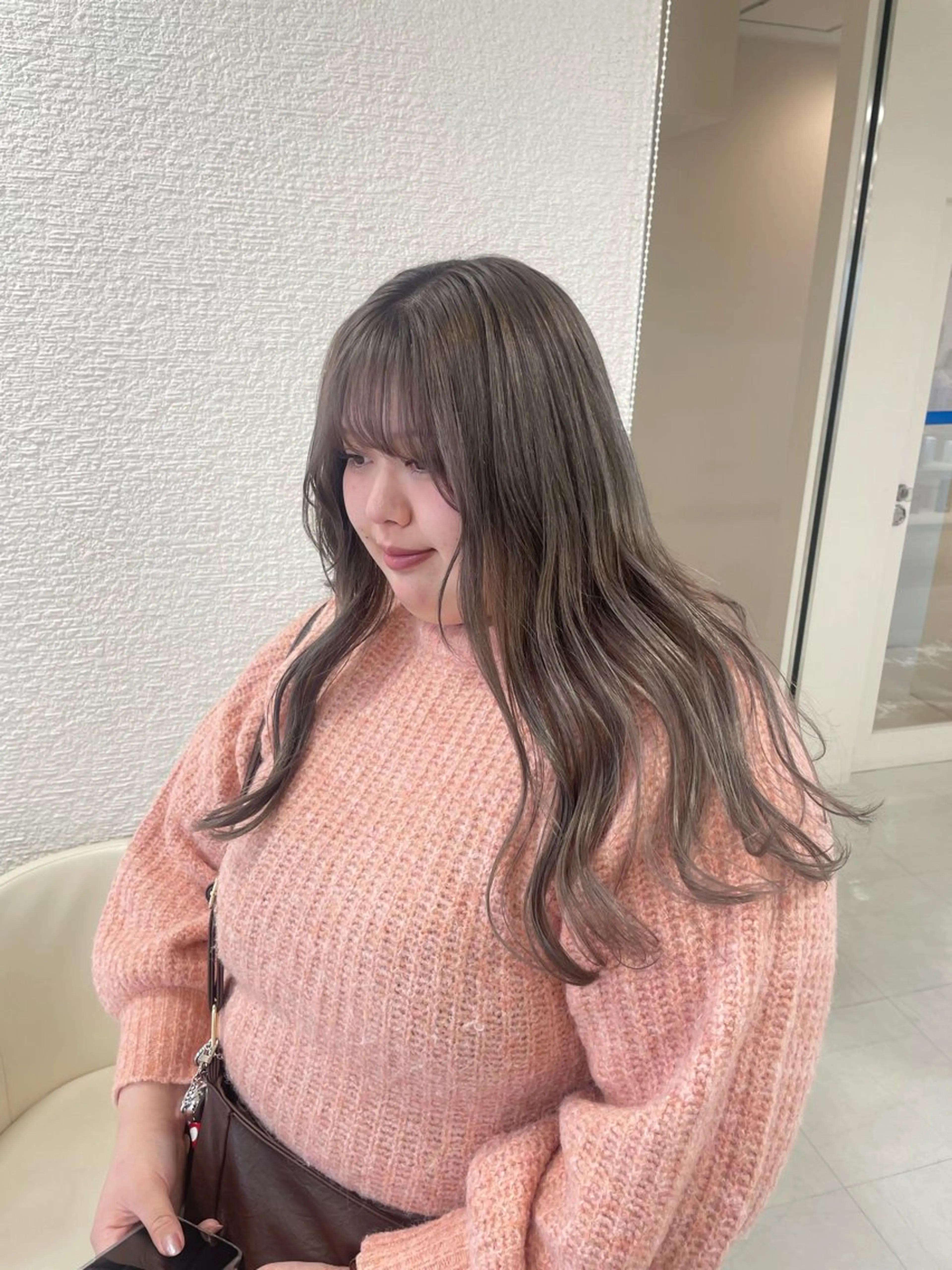 ロング カラー ヘアカラー 透明感ワンカラー🎀 レイヤー/AOのヘアスタイル