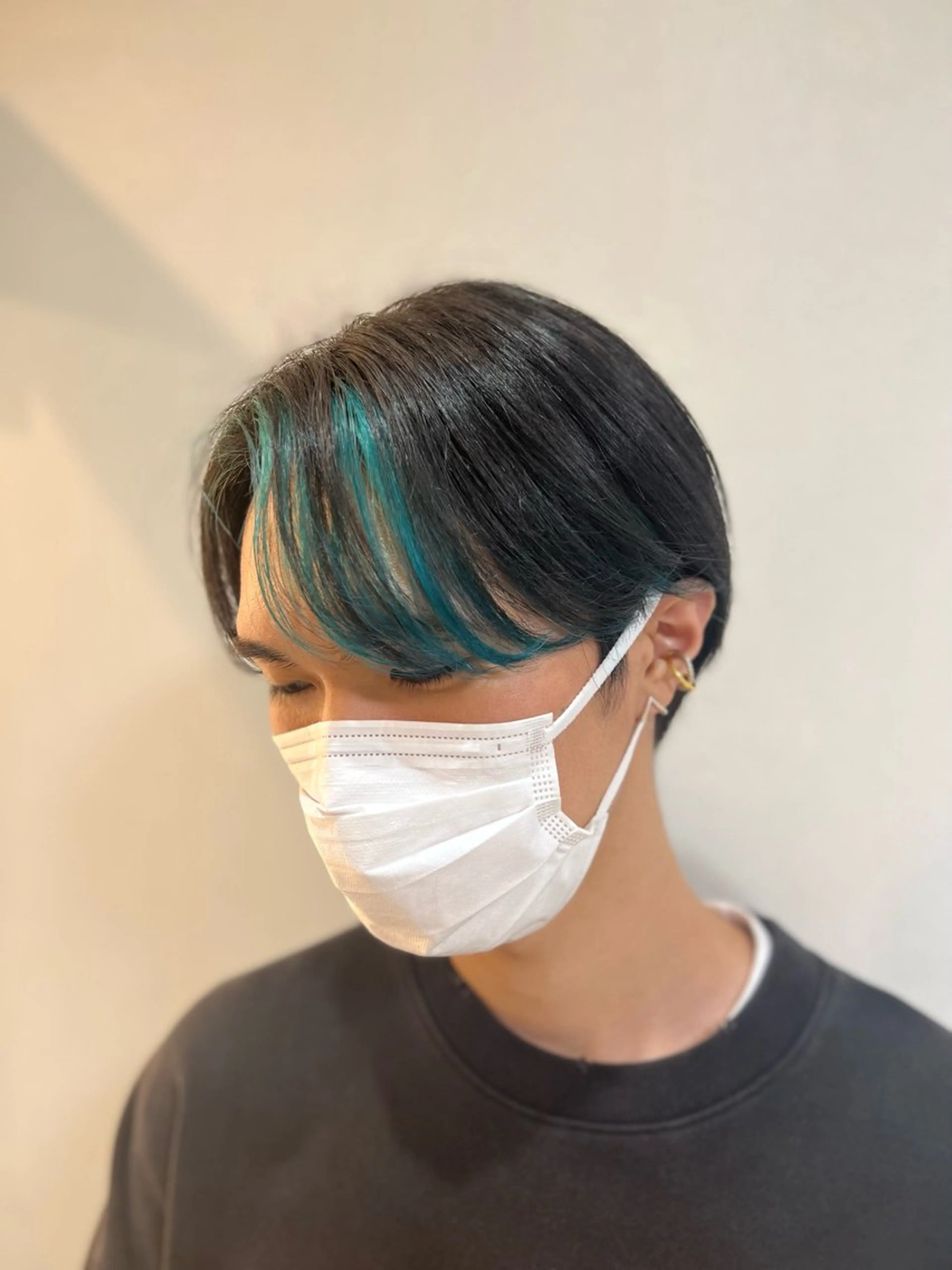 ショート カラー メンズ デザインカラー 札幌パーマ 髪質改善/後藤海音のヘアスタイル