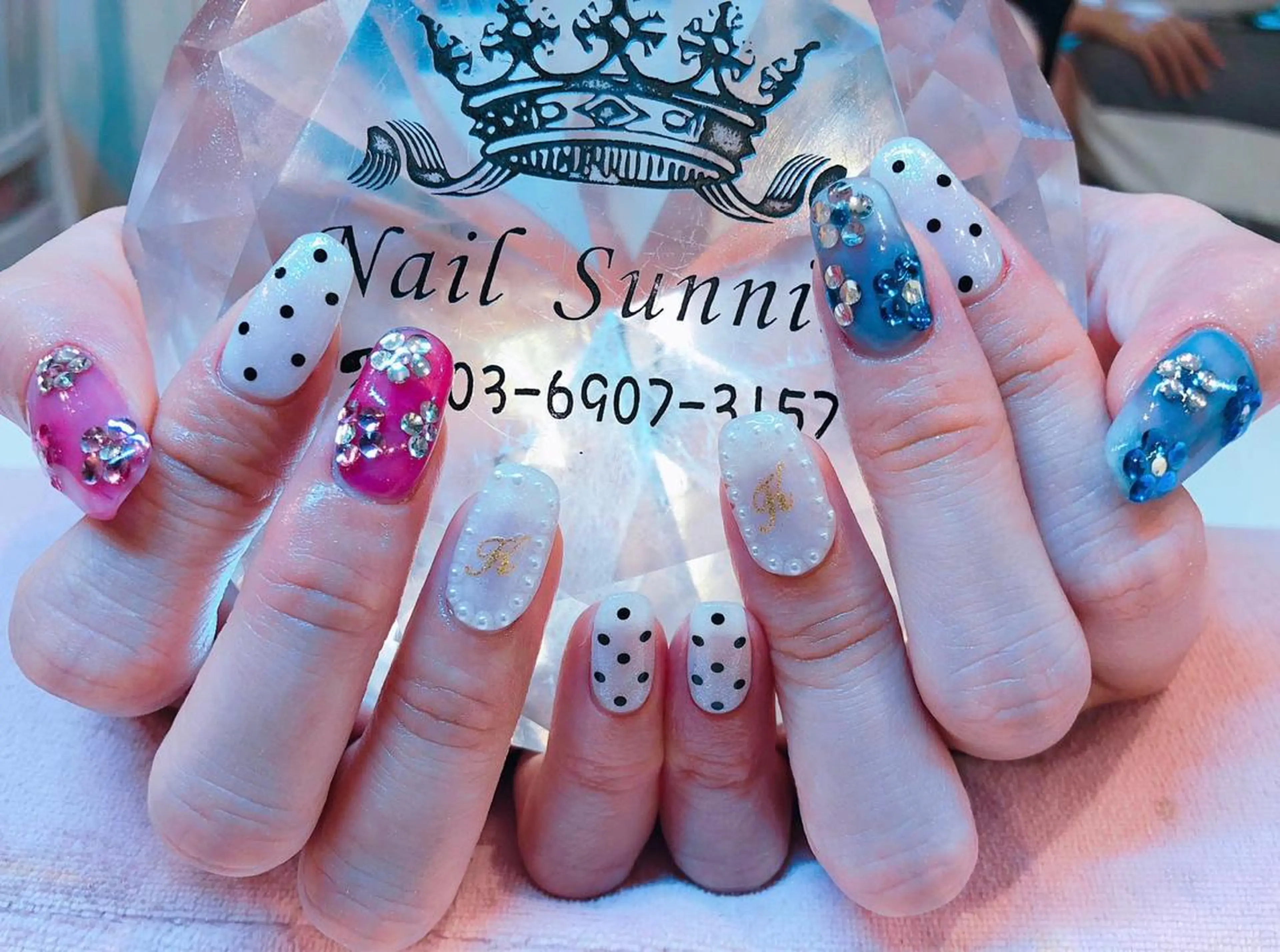 ネイル 長さだし専門店 M2　rikaのネイルデザイン