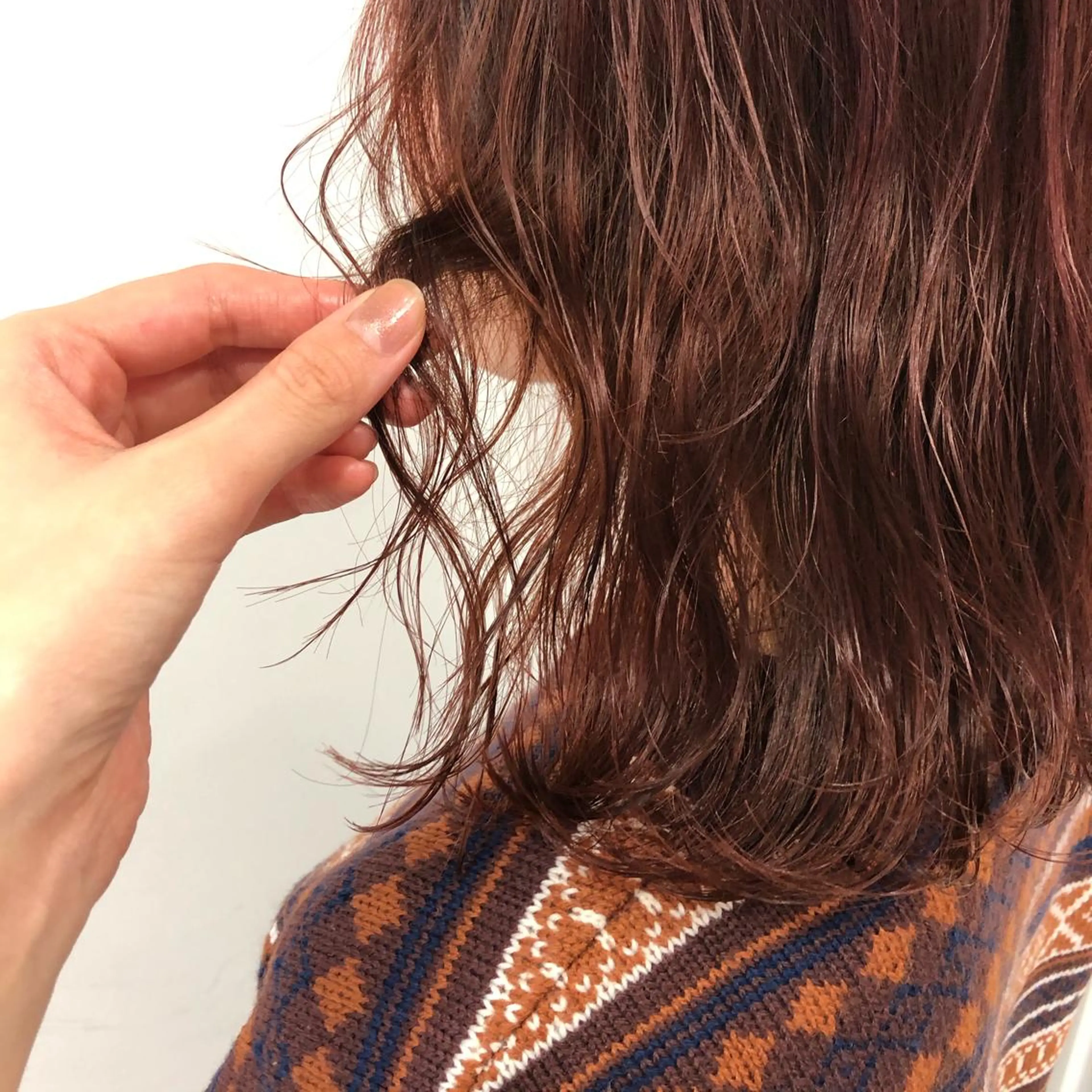 ミディアム カラー GLROW haruhiのヘアスタイル