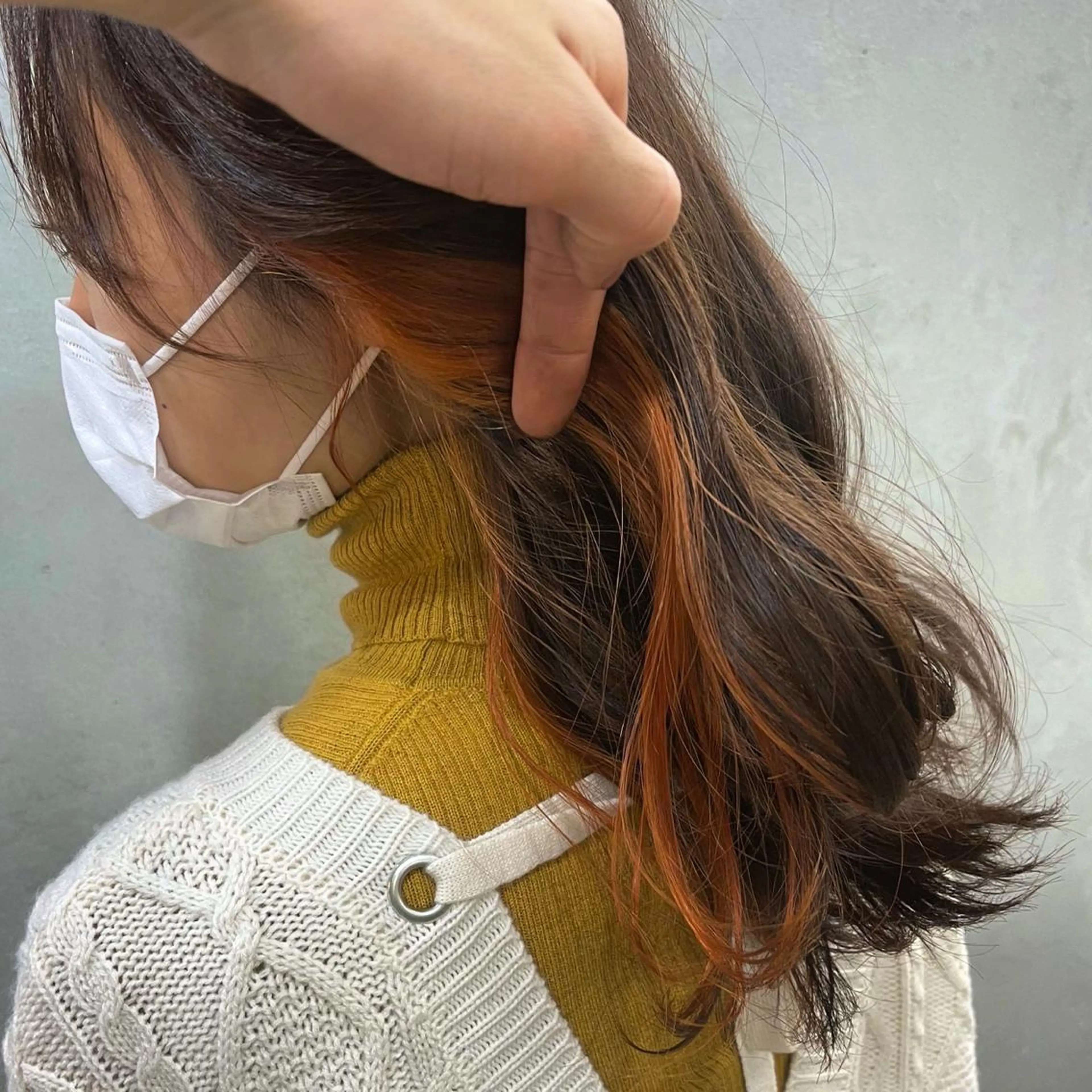 ミディアム カラー ブリーチダブルカラー 【koide】のヘアスタイル