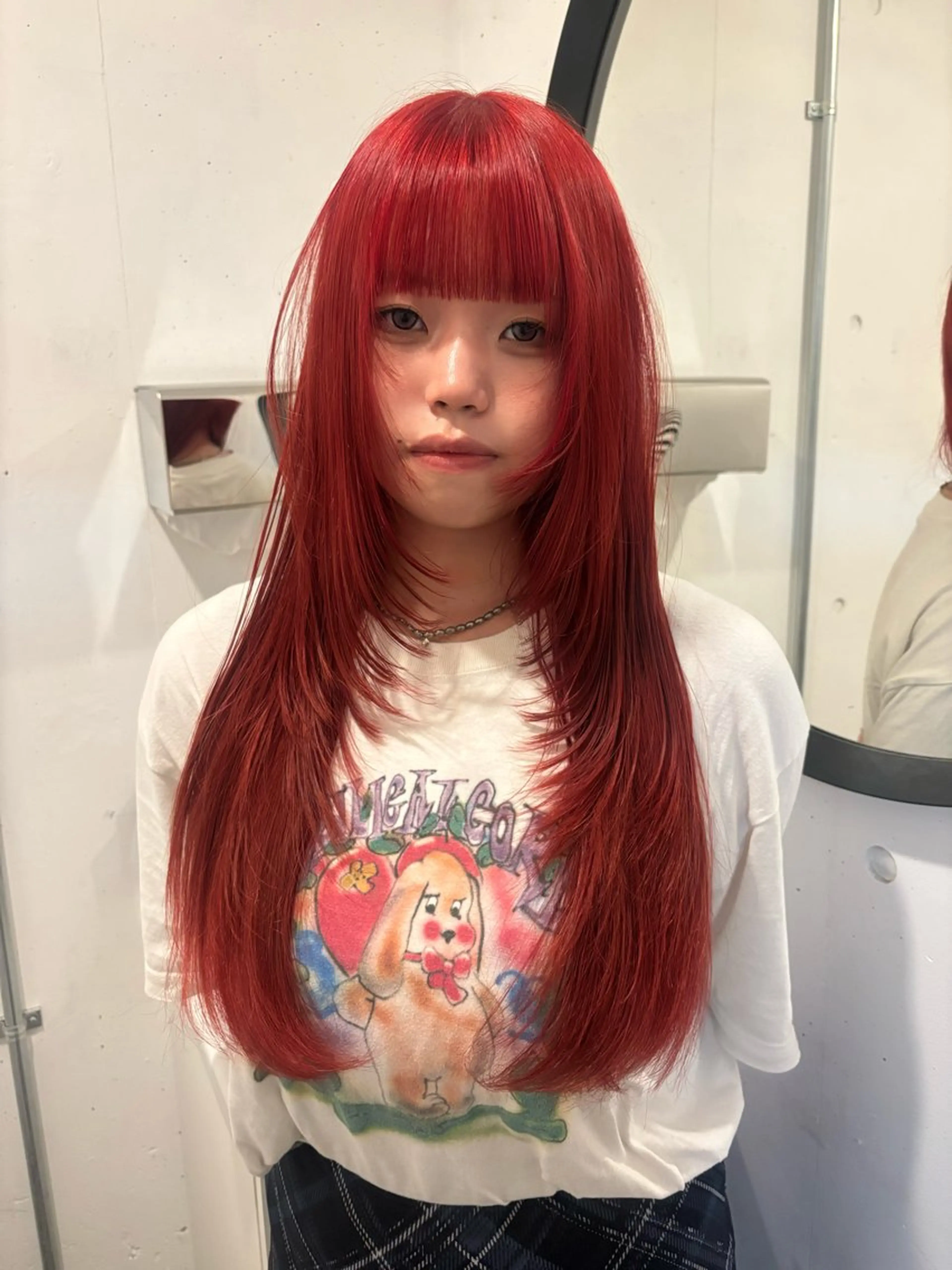 ロング カラー カット ヘアカラー ⭐︎ハイトーン /レイヤー✩momoのヘアスタイル