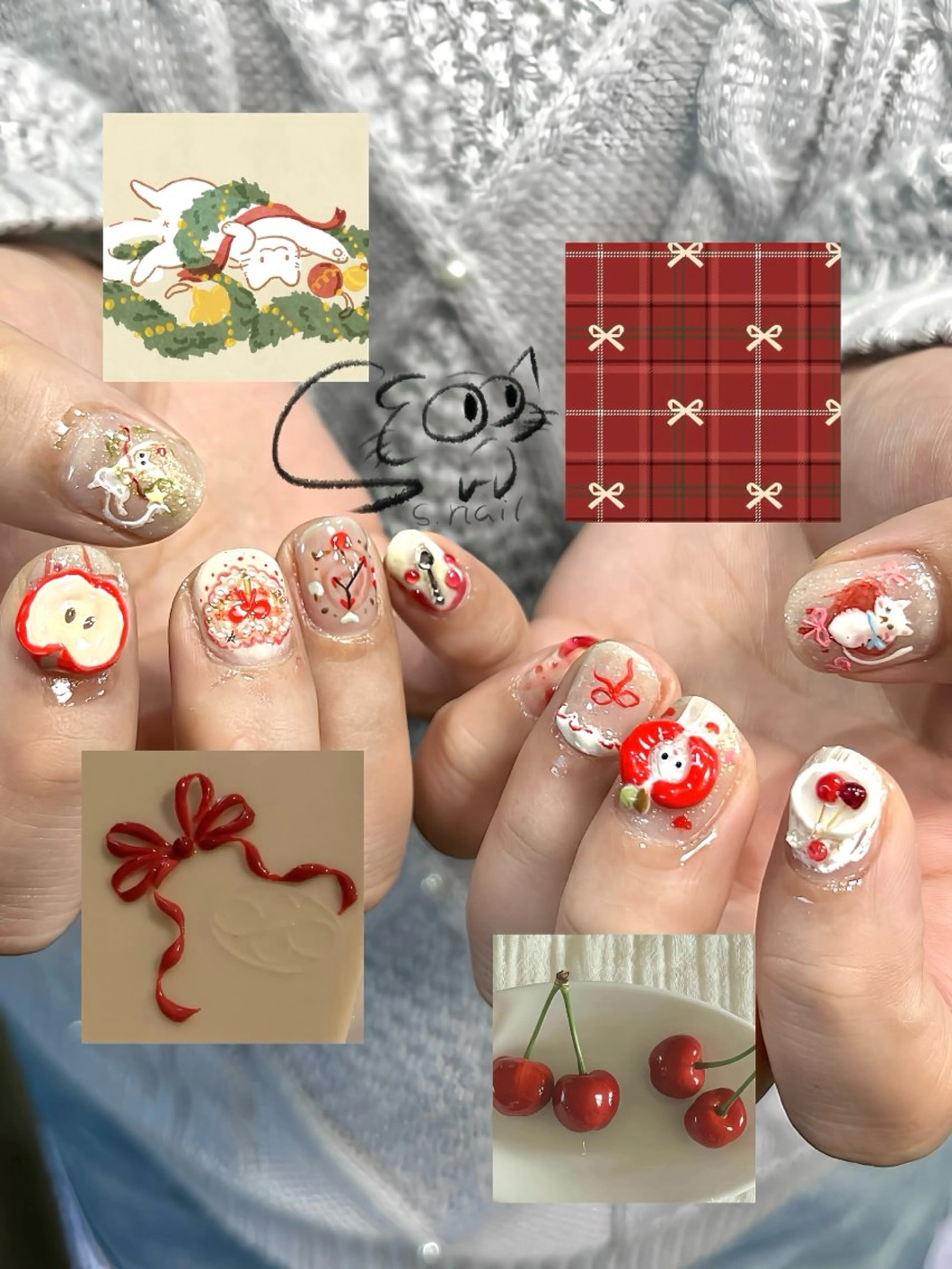 ネイル アートネイル チークネイル フレンチネイル グラデーション マグネットネイル ハンドネイル S.nail所属・S.nail _のネイルデザイン