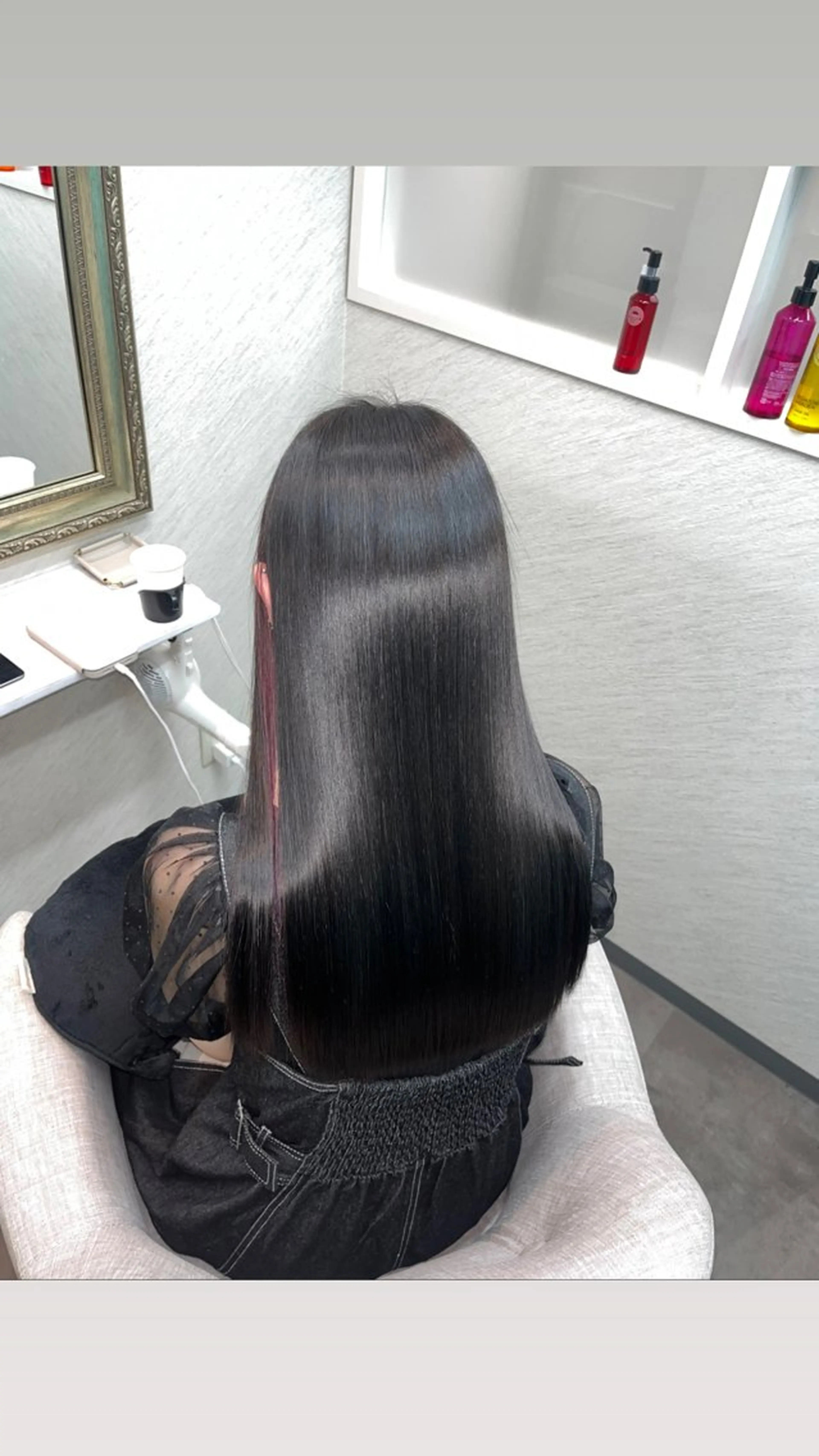 ロング カラー アクアカラー 髪質改善 ロング 縮毛矯正 トリートメント ヘアカラー トリートメント ヘッドスパ ヘアセット seta新宿所属・髪質改善/縮毛矯正 芹沢のヘアスタイル