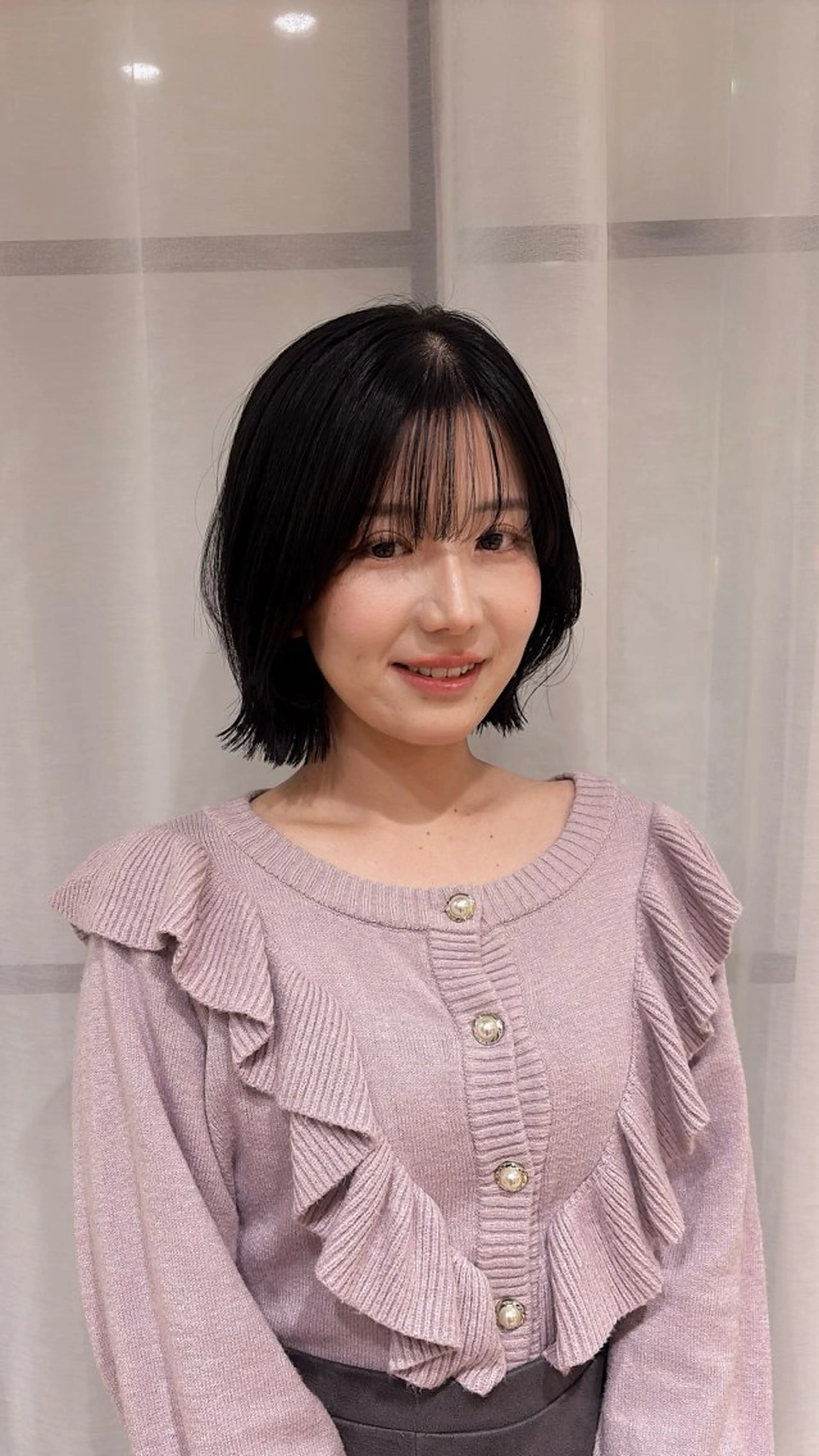 ミディアム ボブ カット 梅田美容室/カット /Maoのヘアスタイル