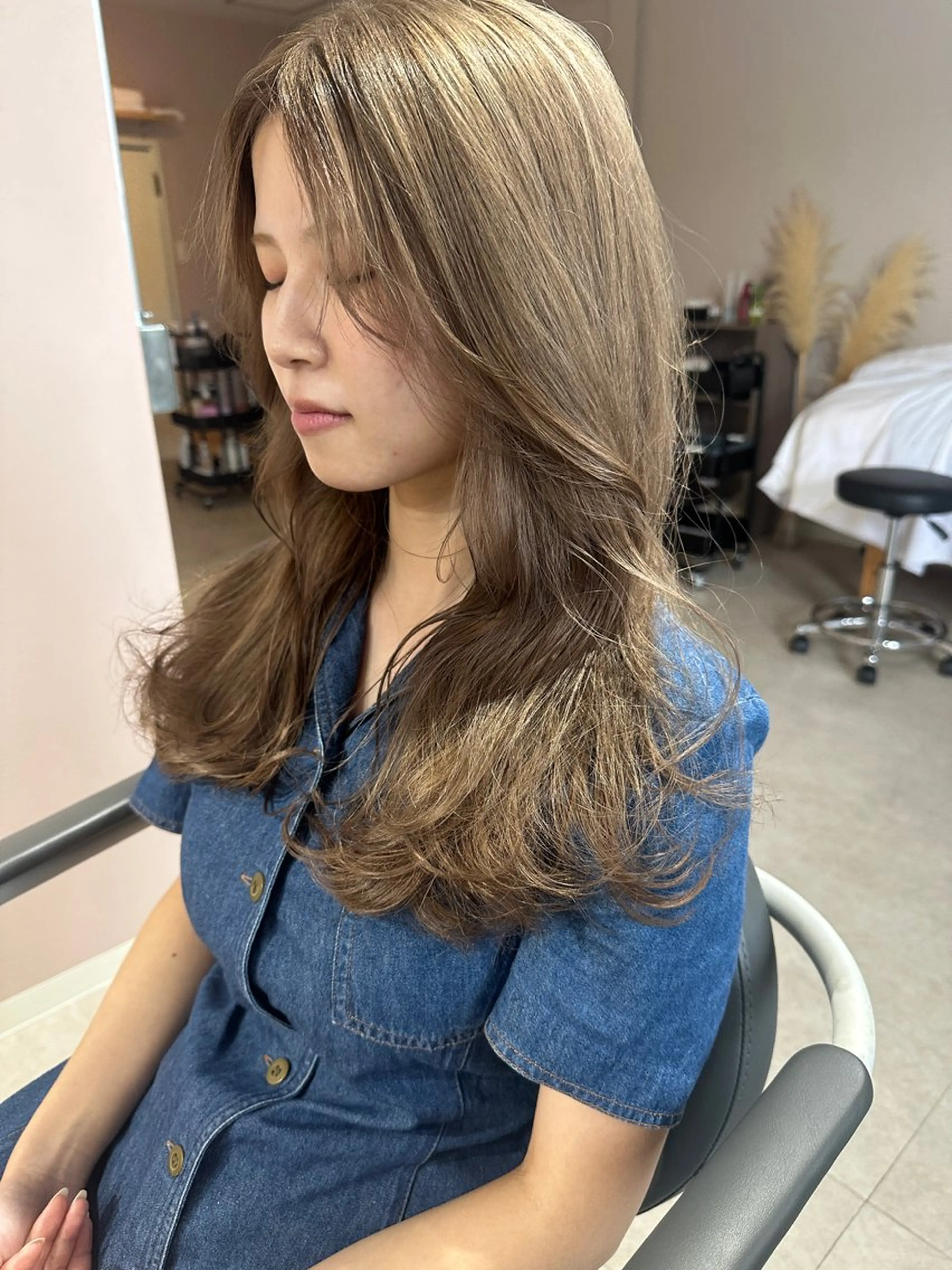 セミロング miri髪質改善 久留米/韓国のヘアスタイル