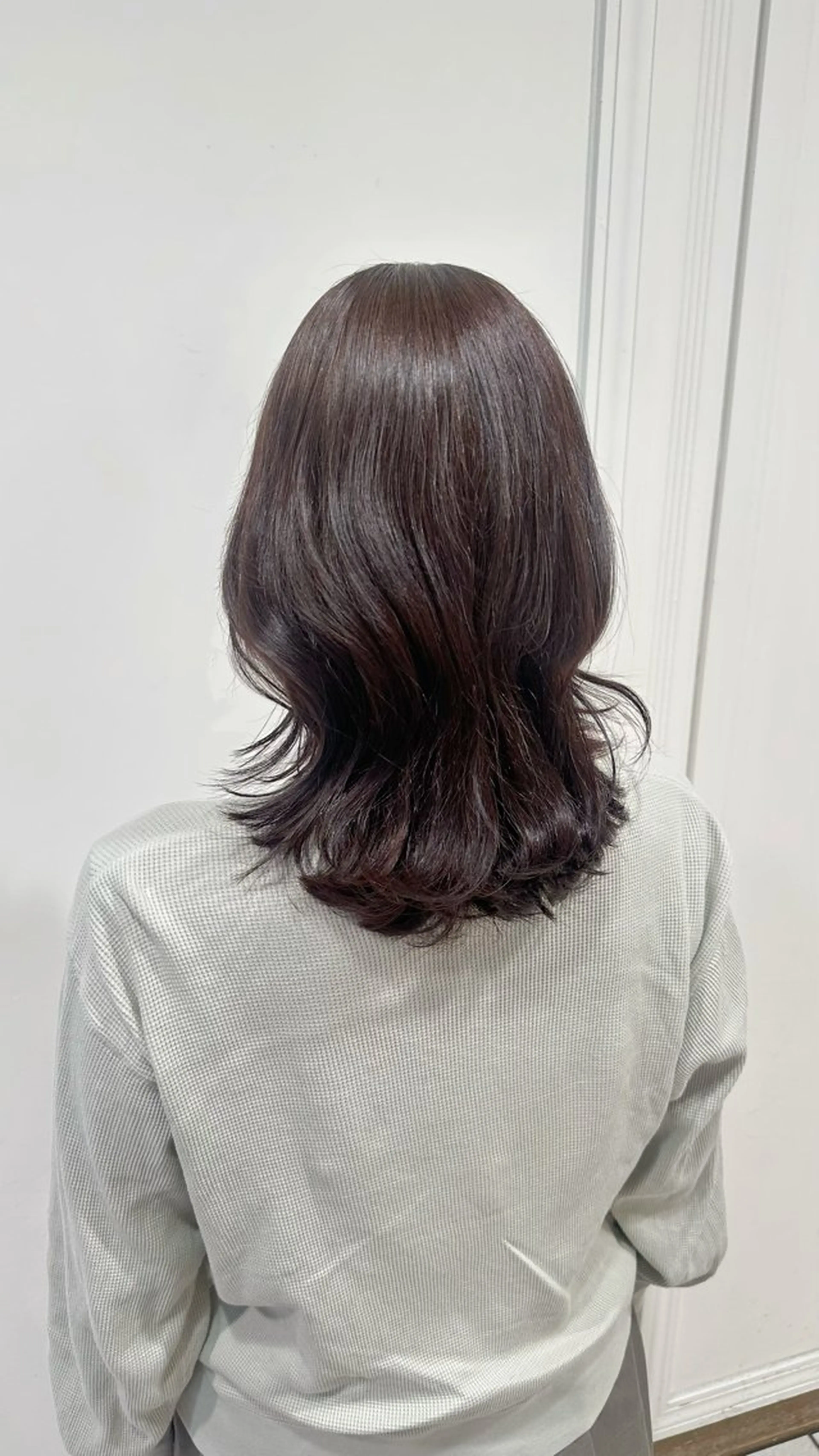 ミディアム カラー ブラウンカラー カット ヘアカラー 🎀 RUNA🎀のヘアスタイル