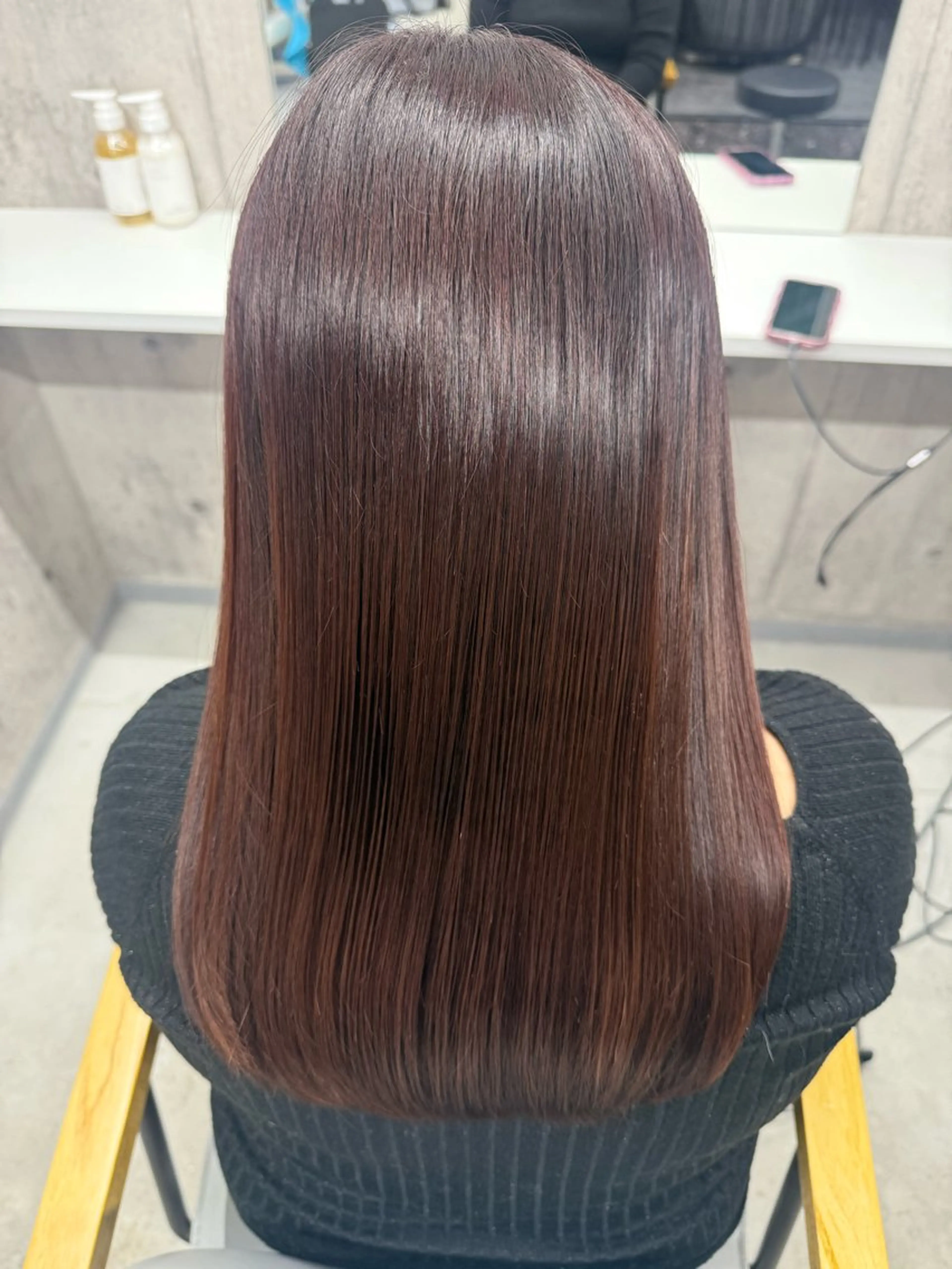 ロング カット ヘアカラー トリートメント 髪質改善ageless所属・ageless/ marina髪質改善のヘアスタイル