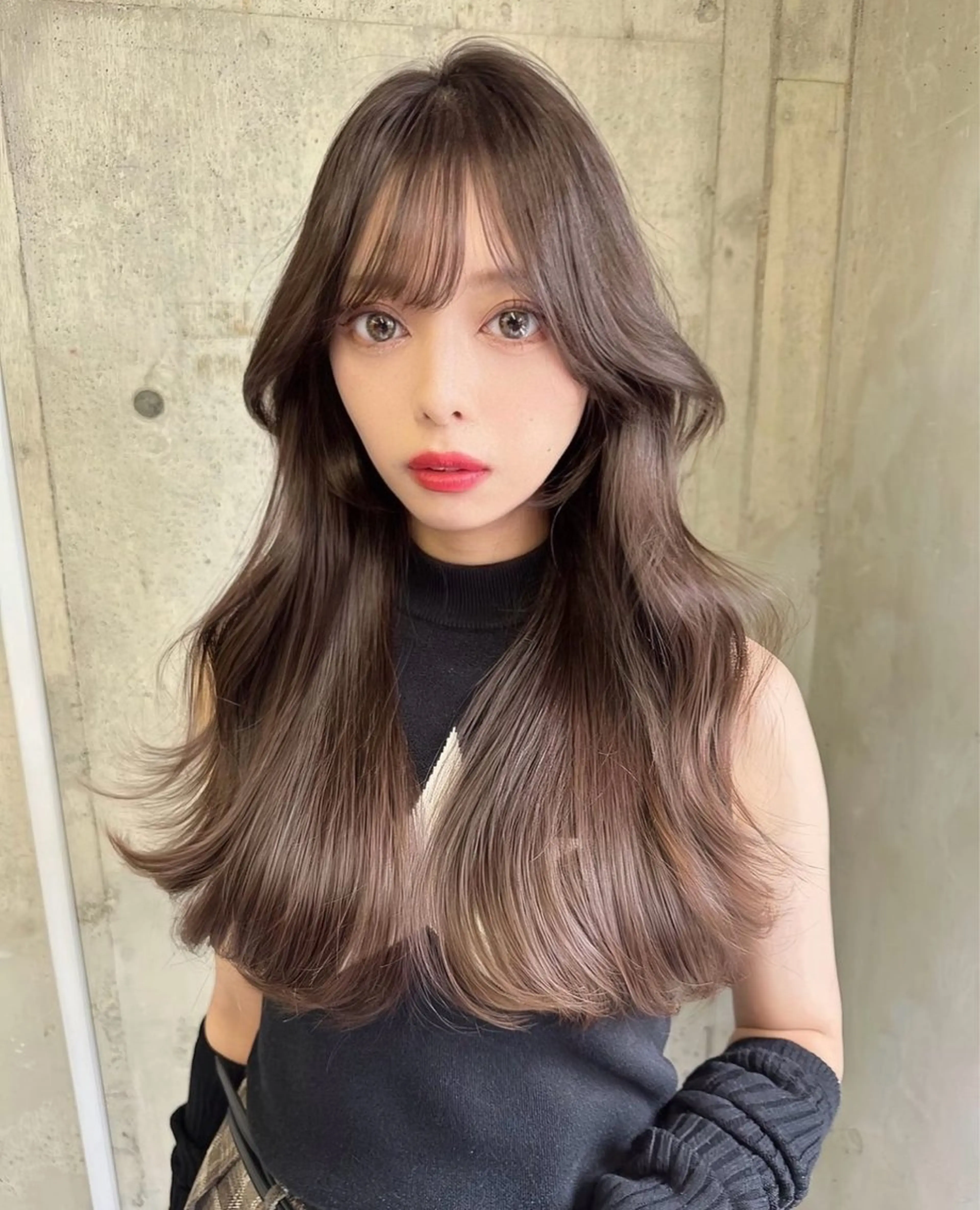 カラー ❤️ブリーチなし💚 ダブルカラー平野実花のヘアスタイル