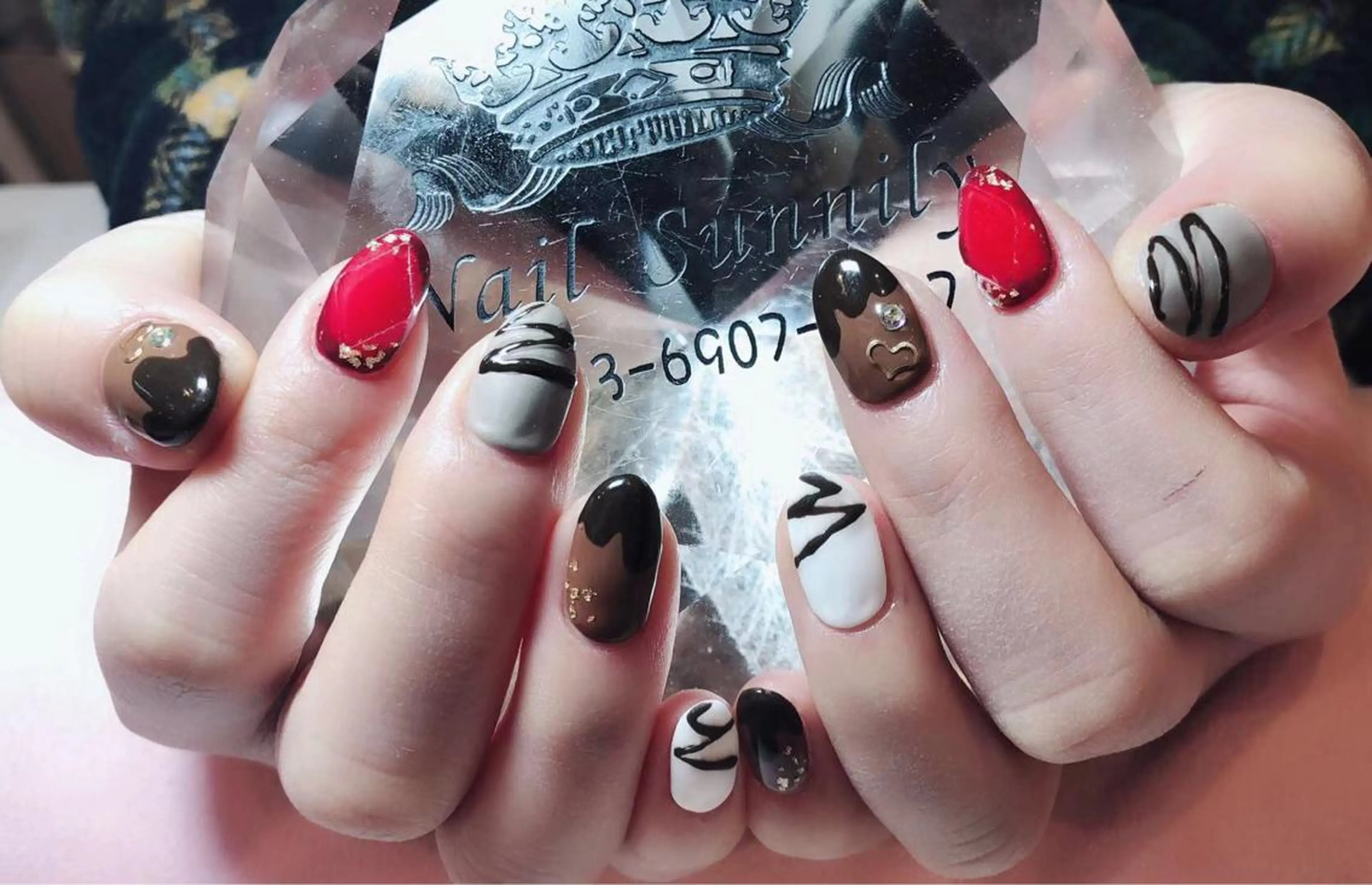 ネイル 長さだし専門店 M2 rikaのネイルデザイン