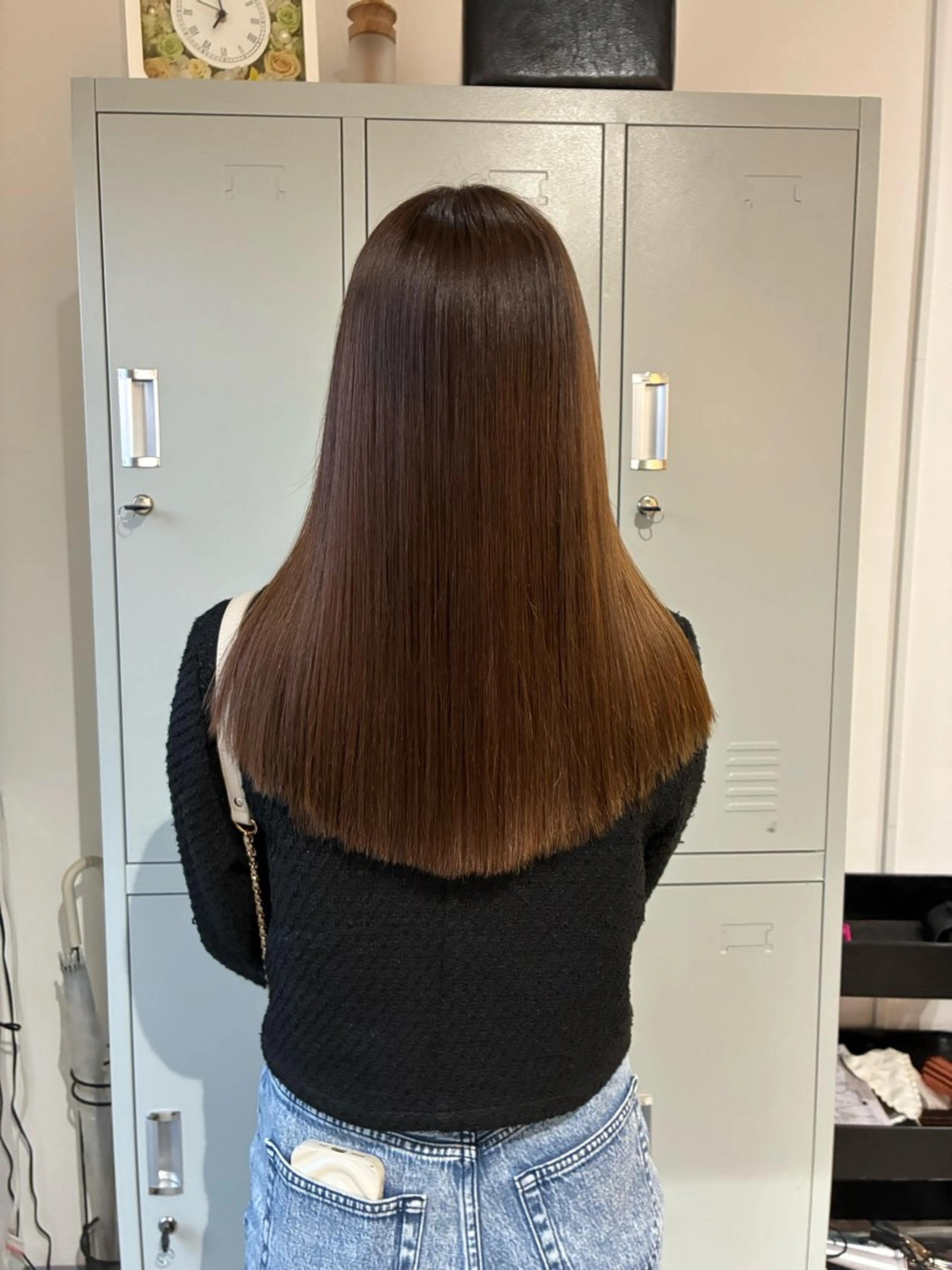 ミディアム カット ヘアカラー suii.. yurinaのヘアスタイル