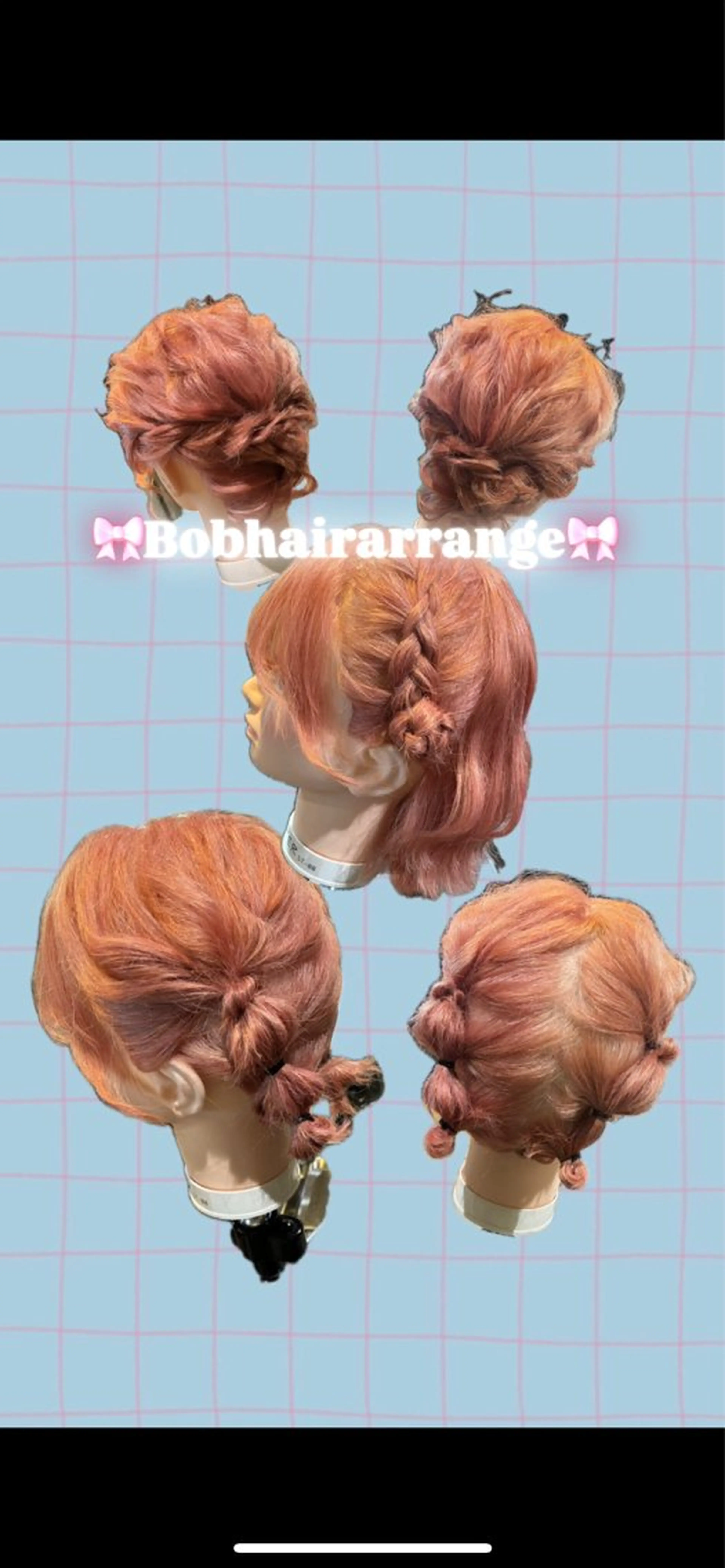 ミディアム ボブ 藤本 稀光のヘアスタイル