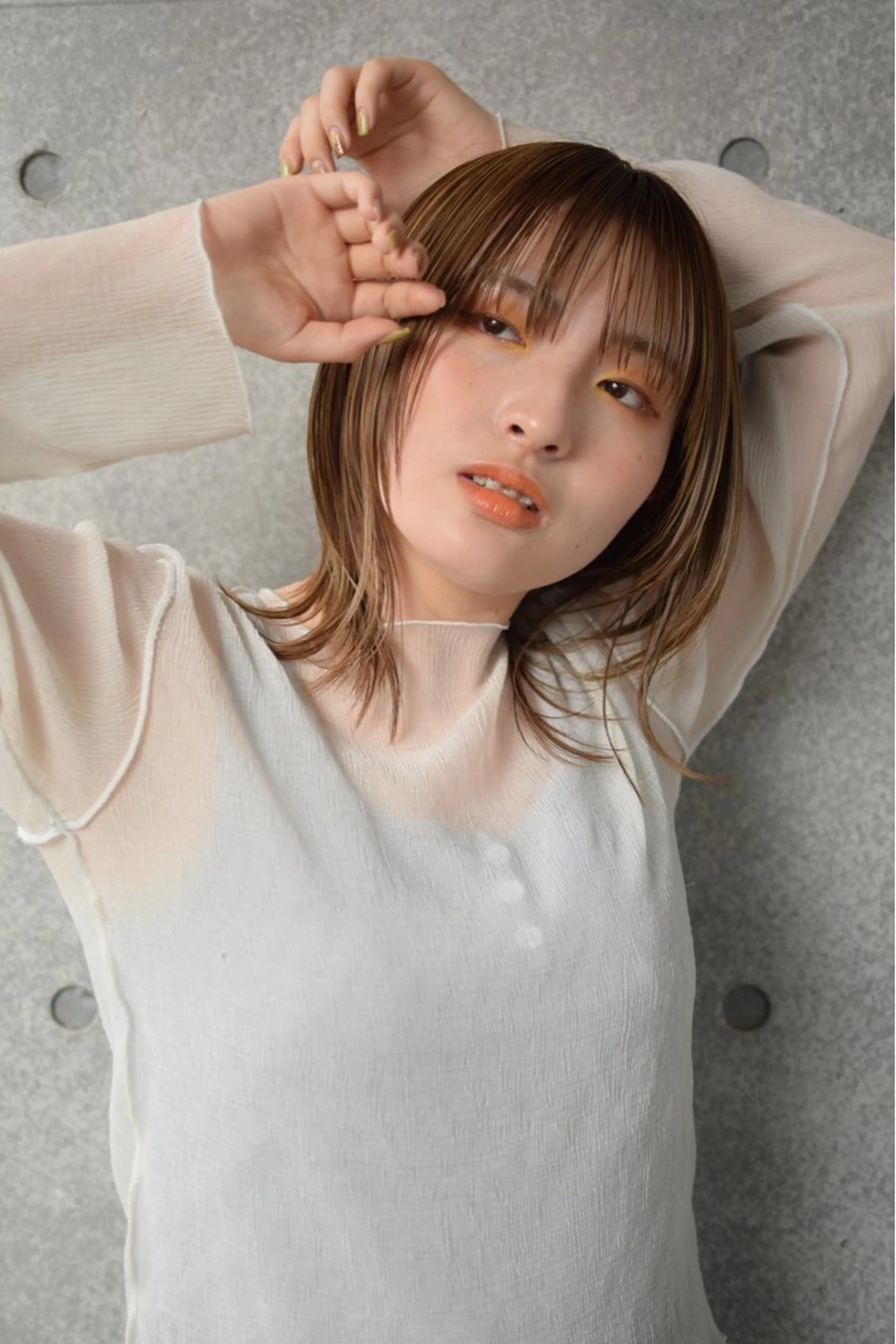 ミディアム カラー イルミナカラー トリートメント SALOWIN武蔵小杉所属・クスノキ ヤスタカのヘアスタイル