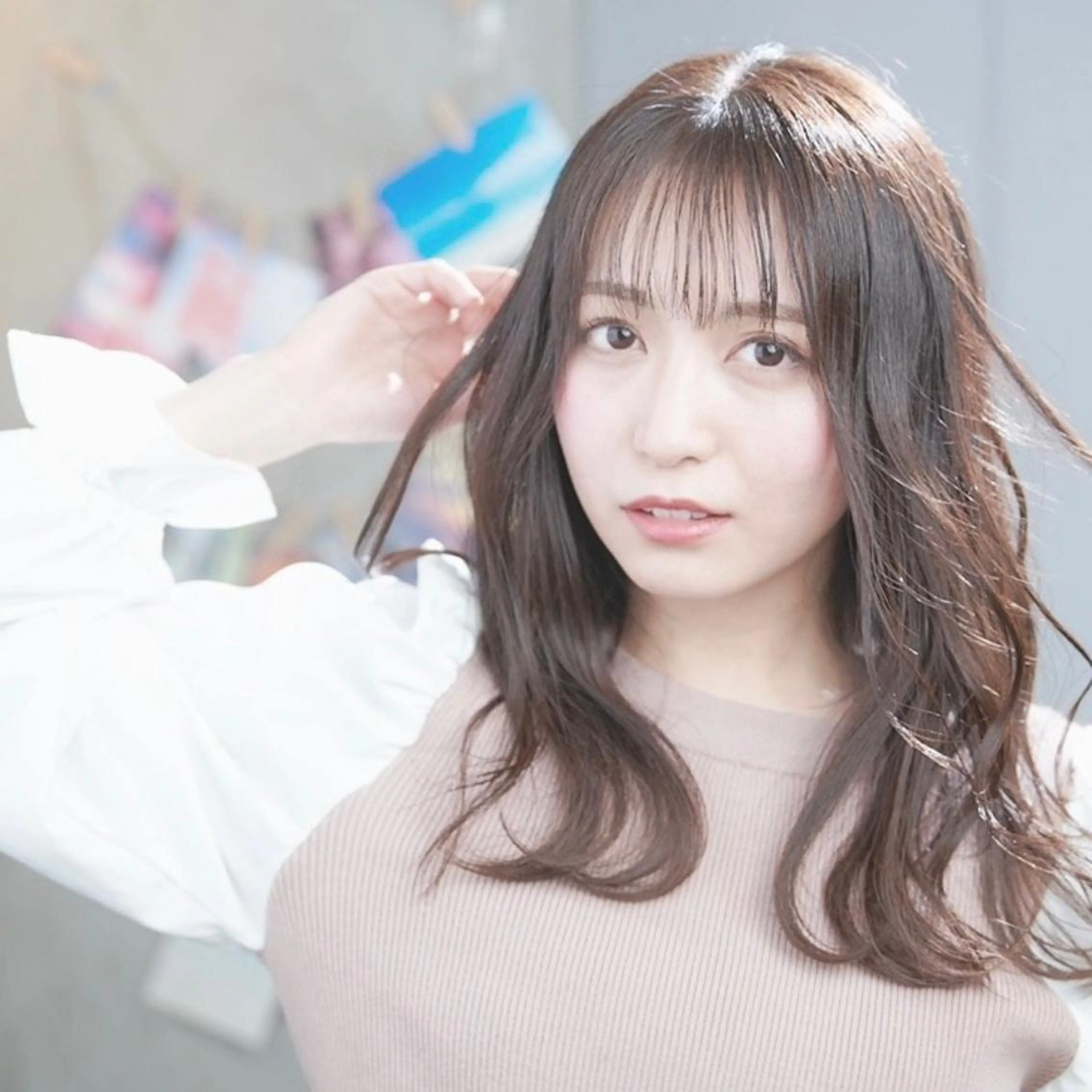 セミロング カラー 🦋韓国系指名No1 店長/圓山 祐也🦋のヘアスタイル