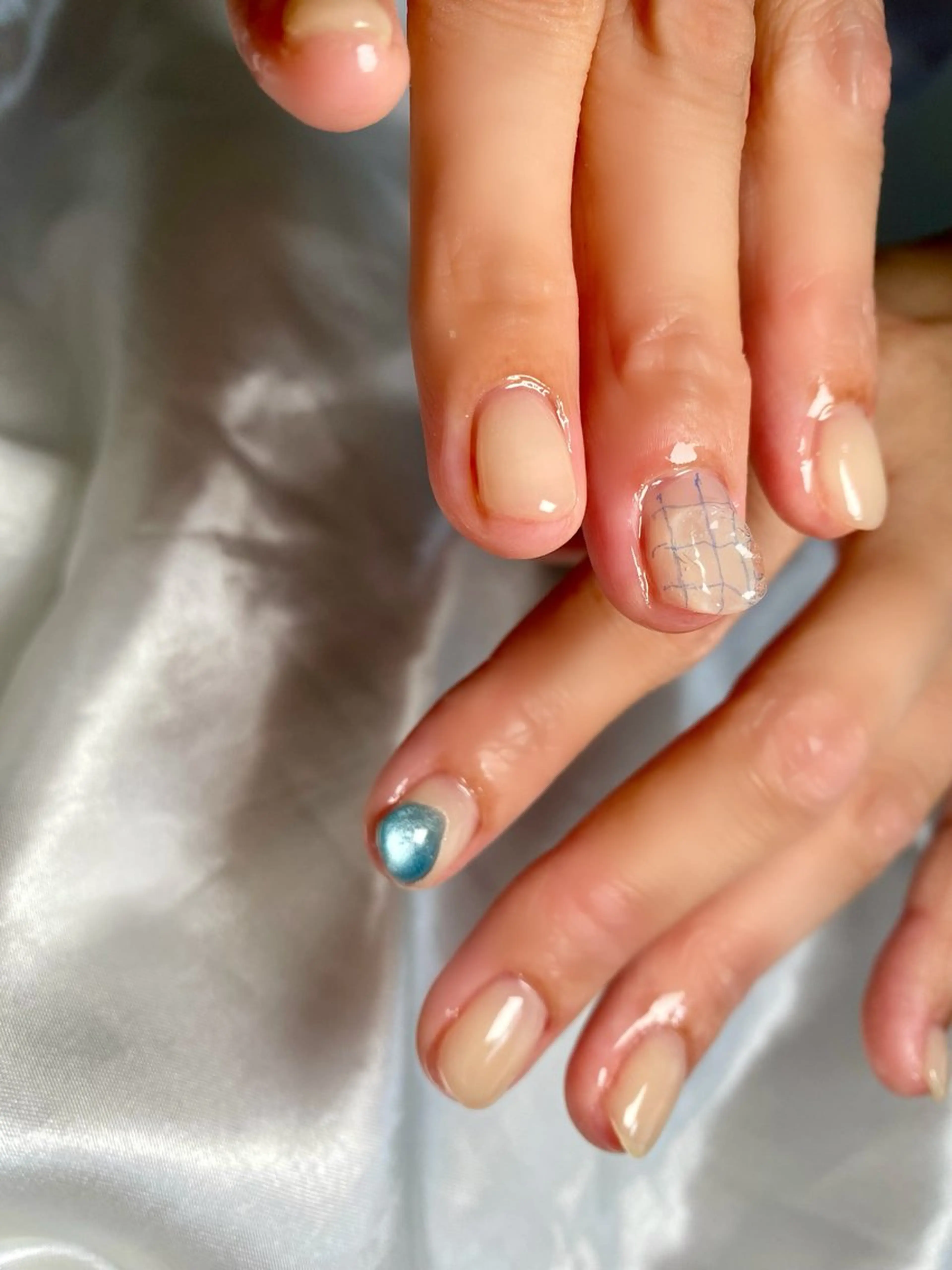 ネイル アートネイル 持ち込み ハンドネイル mille feuilleのネイルデザイン