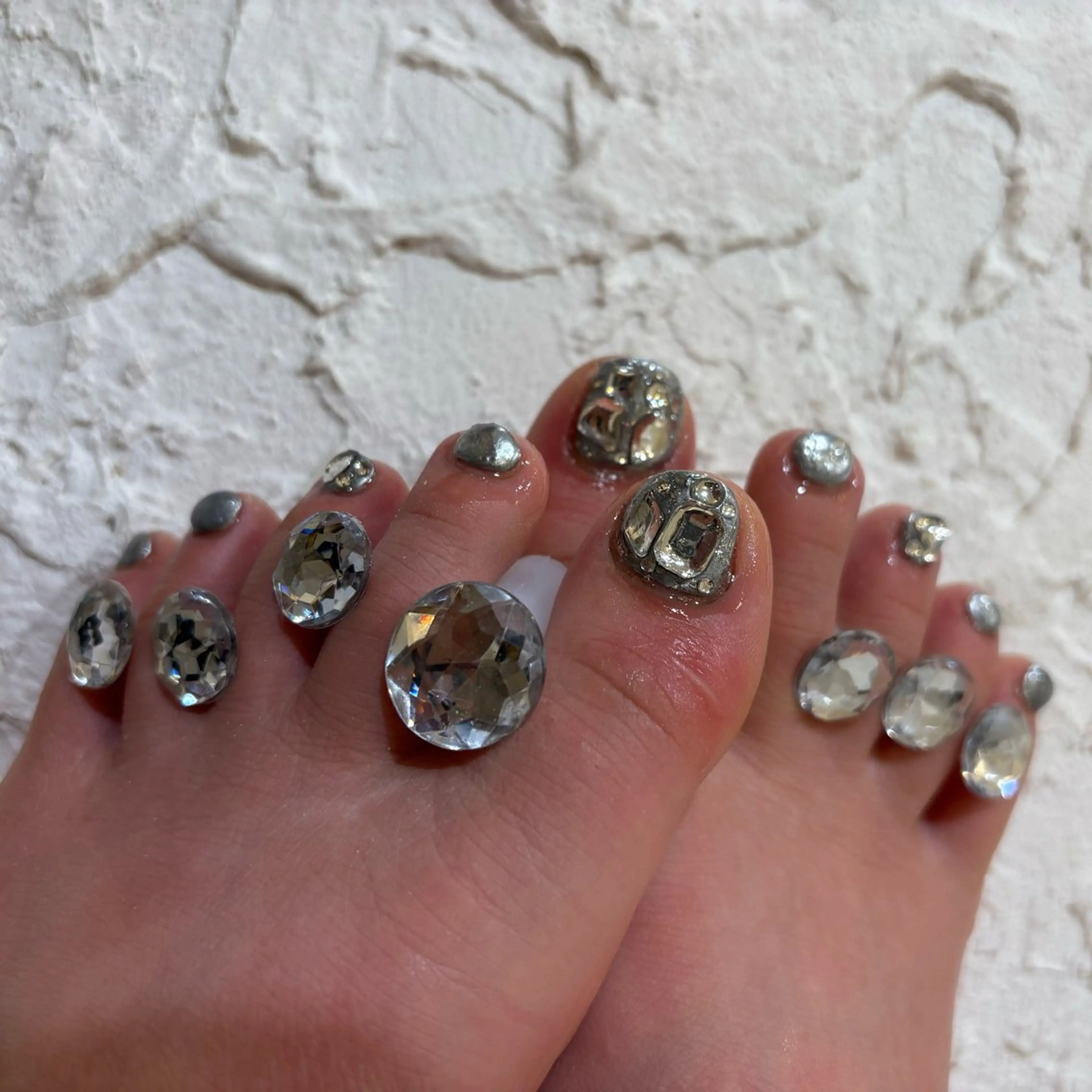 ネイル 長さ出し フットネイル 韓国ネイル ニュアンスネイル オフィスネイル vante_aimi .パラジェル取扱店のネイルデザイン