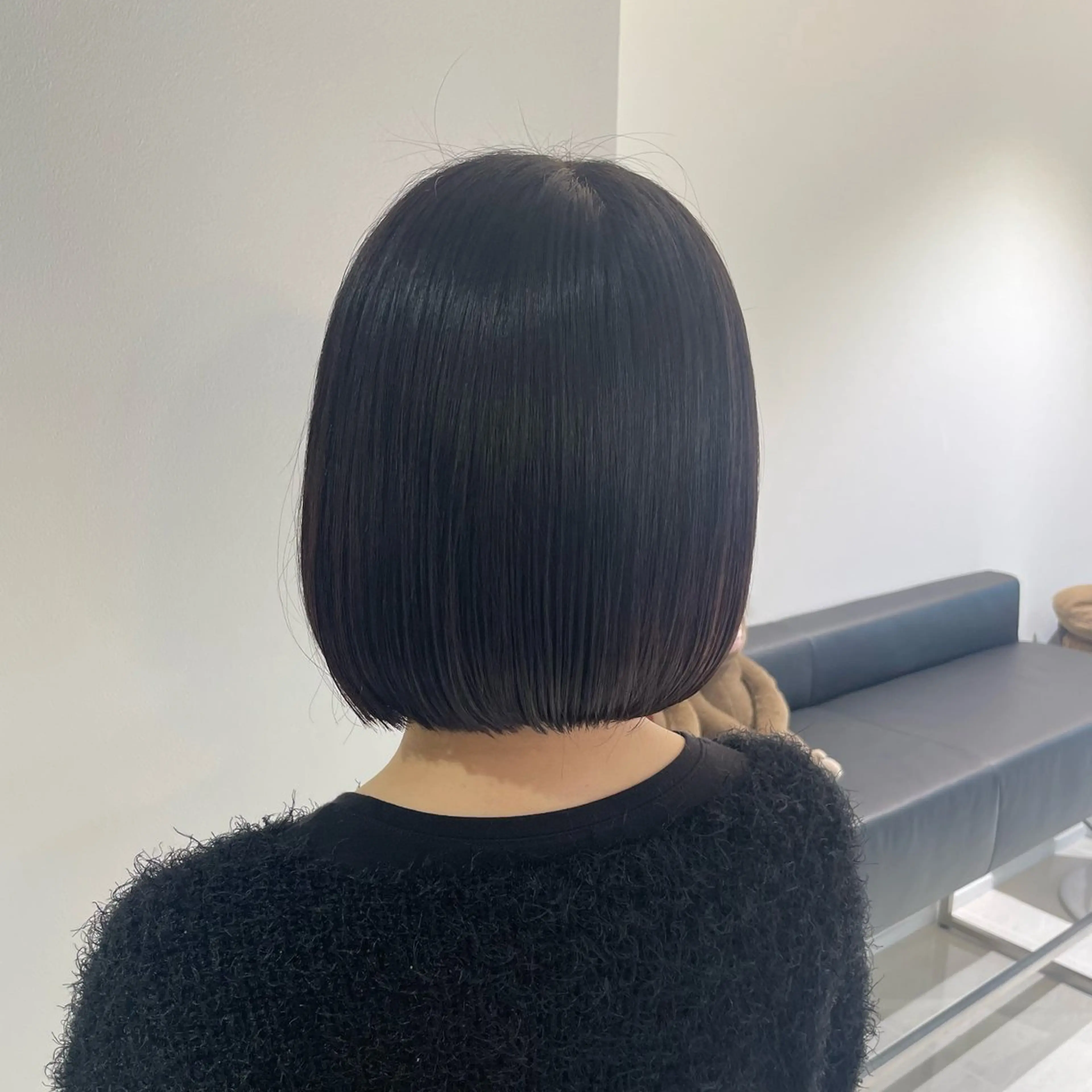 ショート 切りっぱなしボブ ボブ カット ボブ／ブリーチカラー ／ゆづき🌟のヘアスタイル