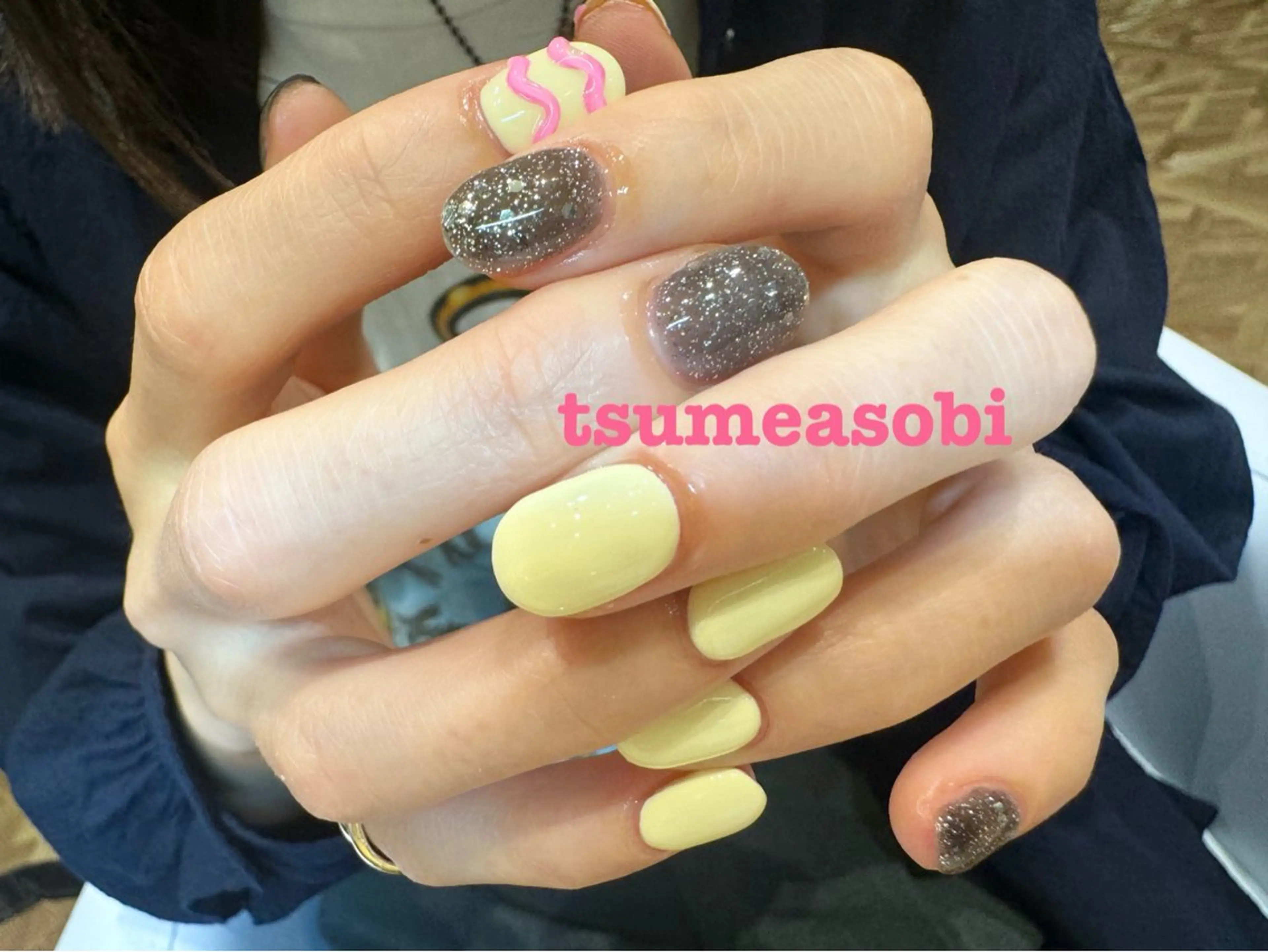 ネイル アートネイル ハンドネイル tsumeasobi所属・tsumeasobi 🪬macoのネイルデザイン