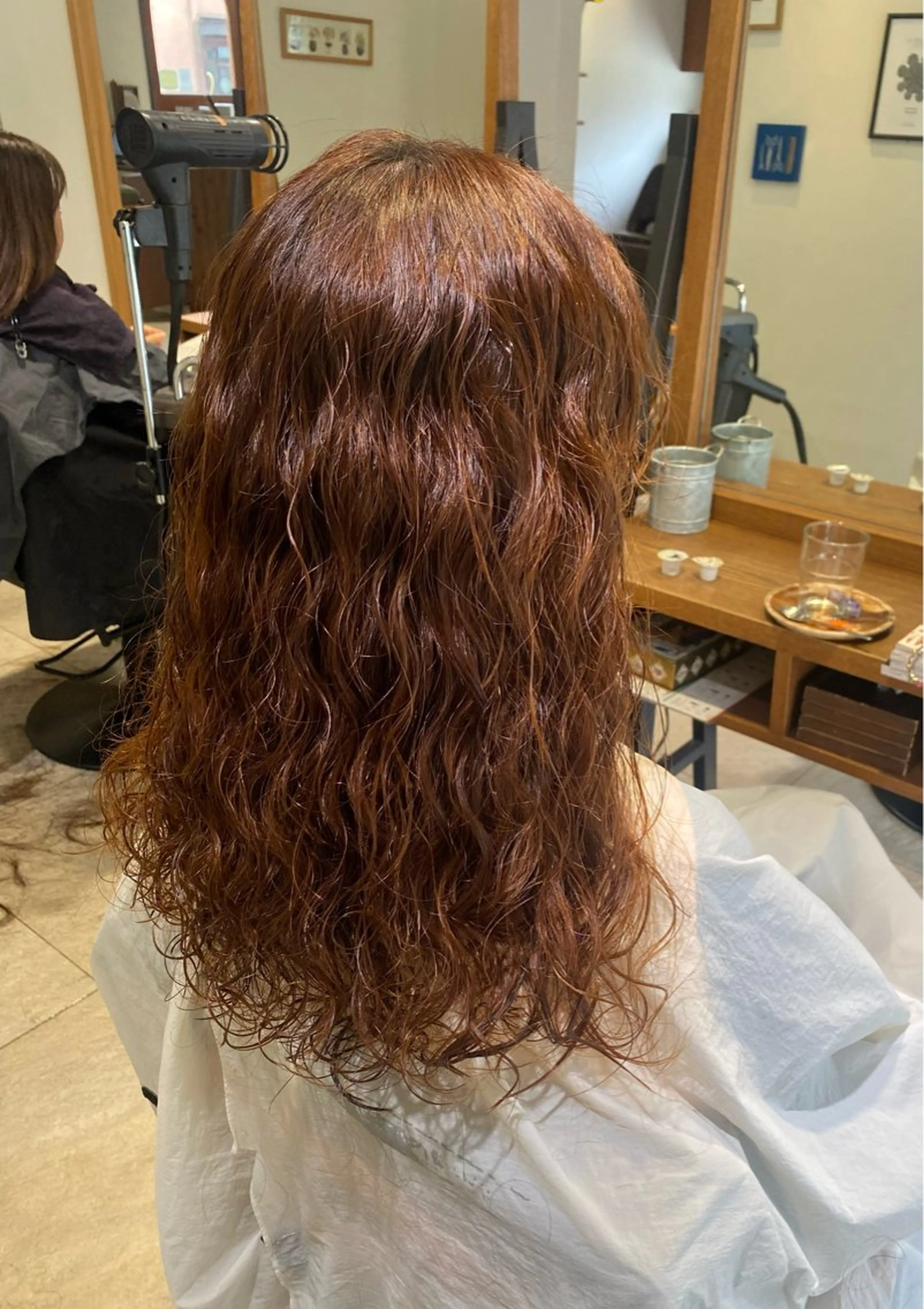 ロング カット パーマ LiC えりのヘアスタイル