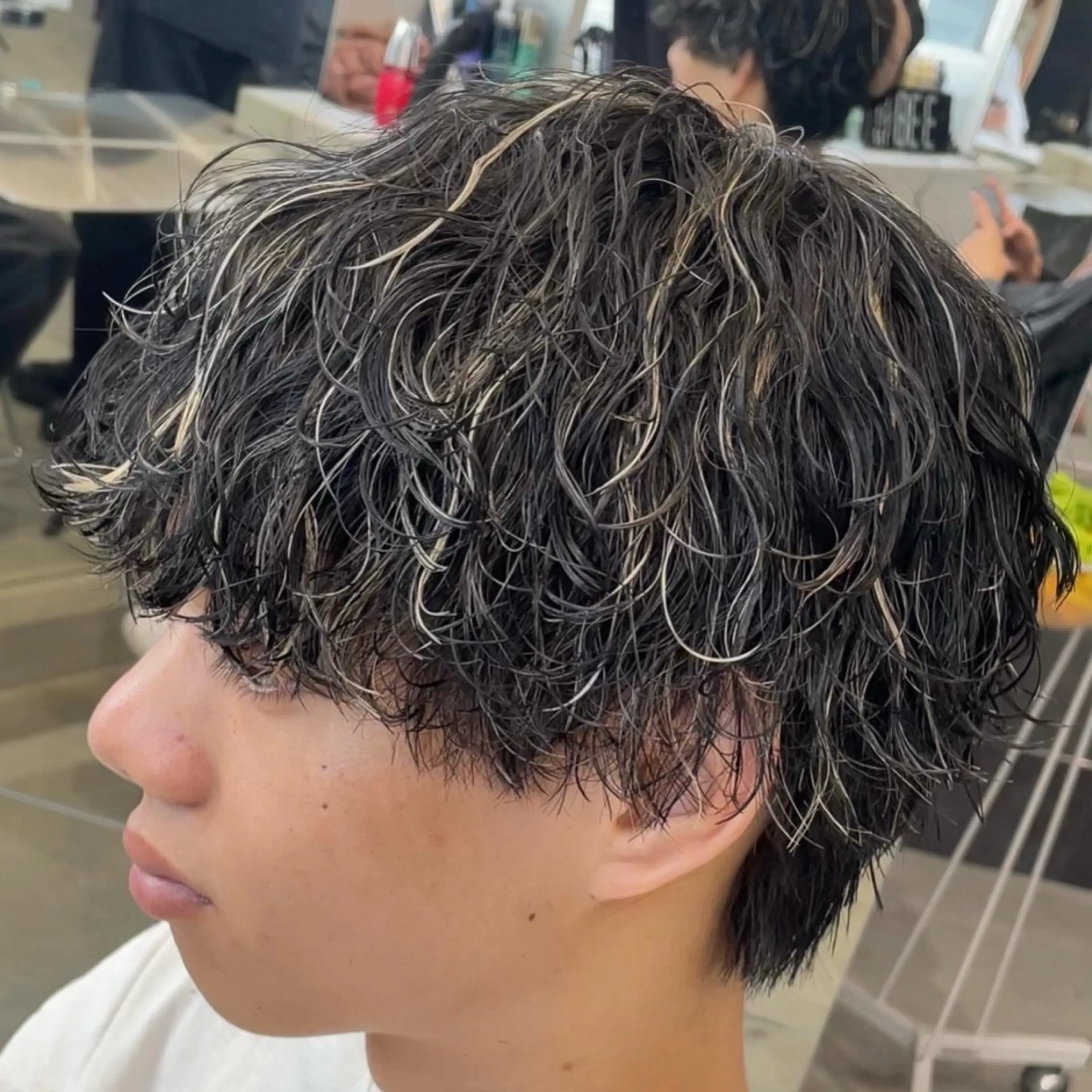 ミディアム カラー ヘアアレンジ メンズ fifth Tokyo所属・fifth 石川 凪のヘアスタイル