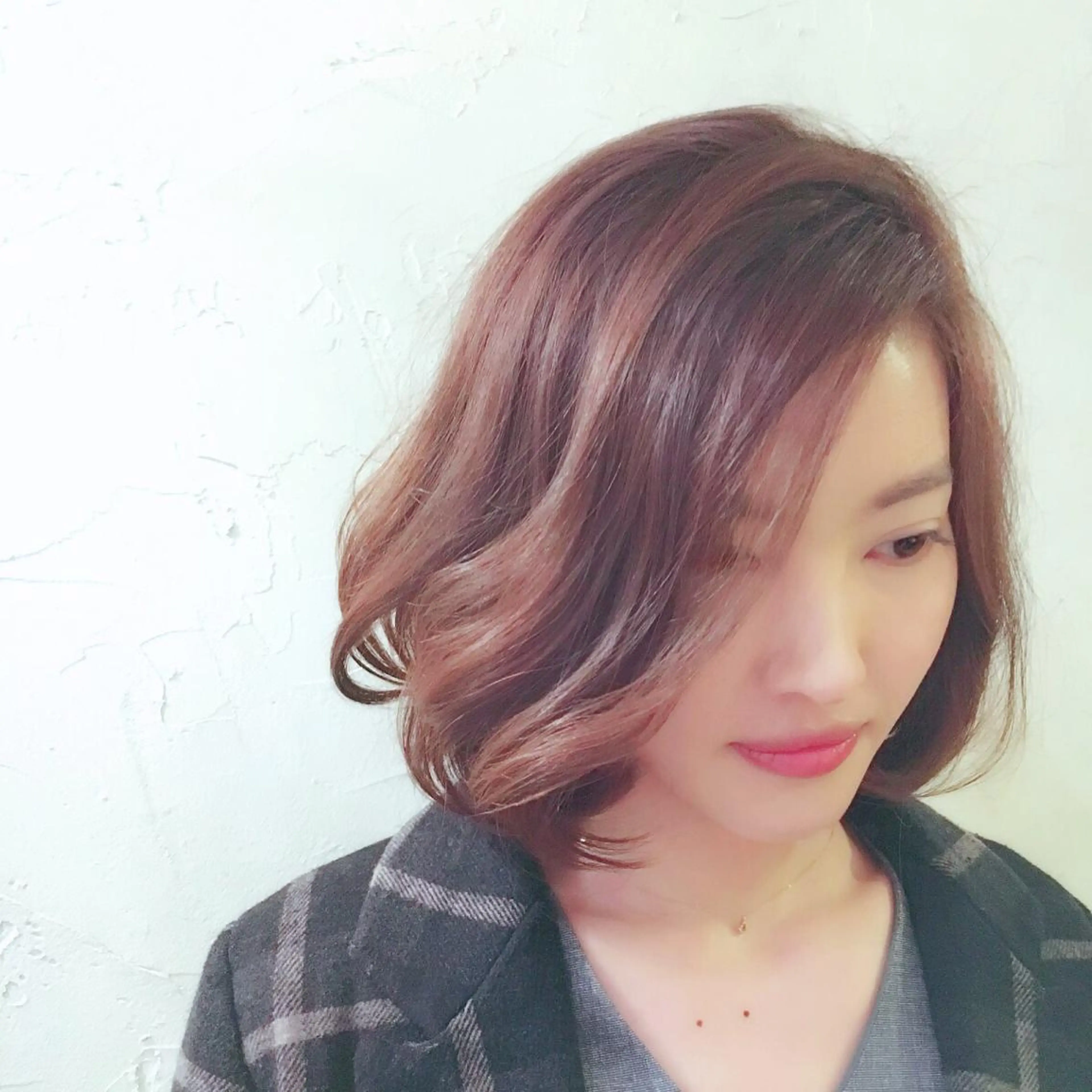 ショート ミディアム 前下がりボブ ボブ LoRE hair 四条河原町　西尾友里のヘアスタイル