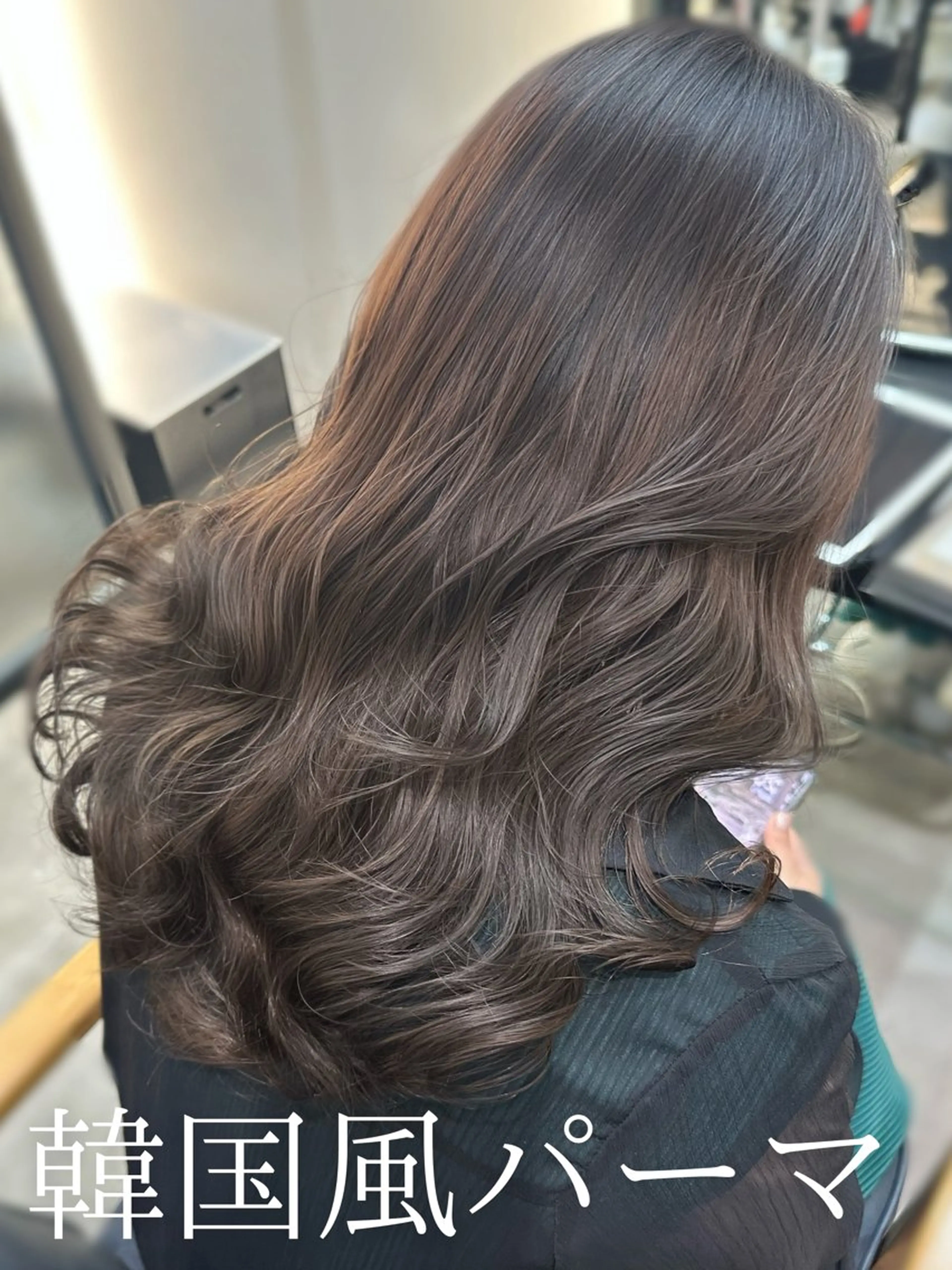 セミロング パーマ 韓国風パーマ/ 韓国ヘア/大森千寛のヘアスタイル
