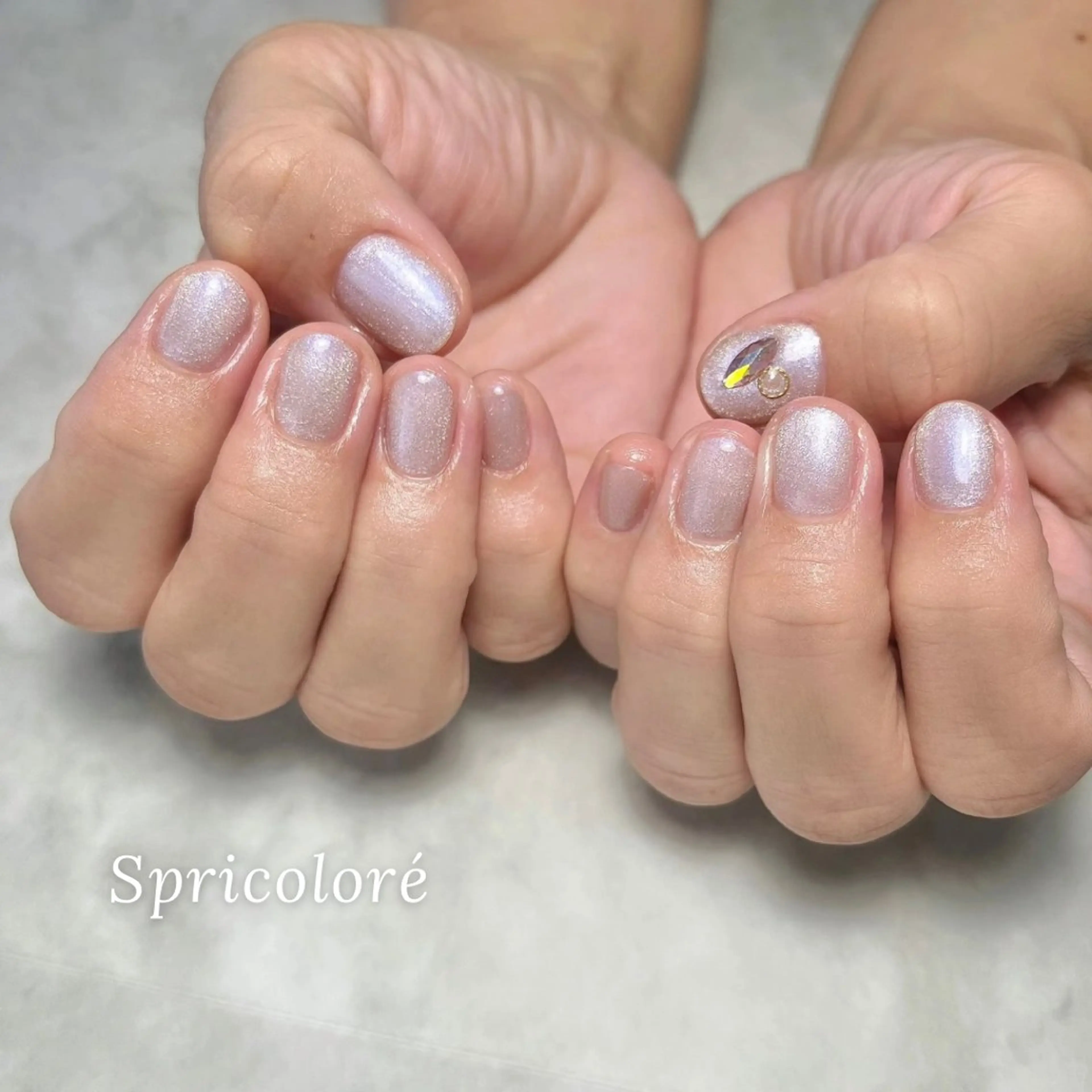 ネイル マグネットネイル Spricoloré ／harunaのネイルデザイン